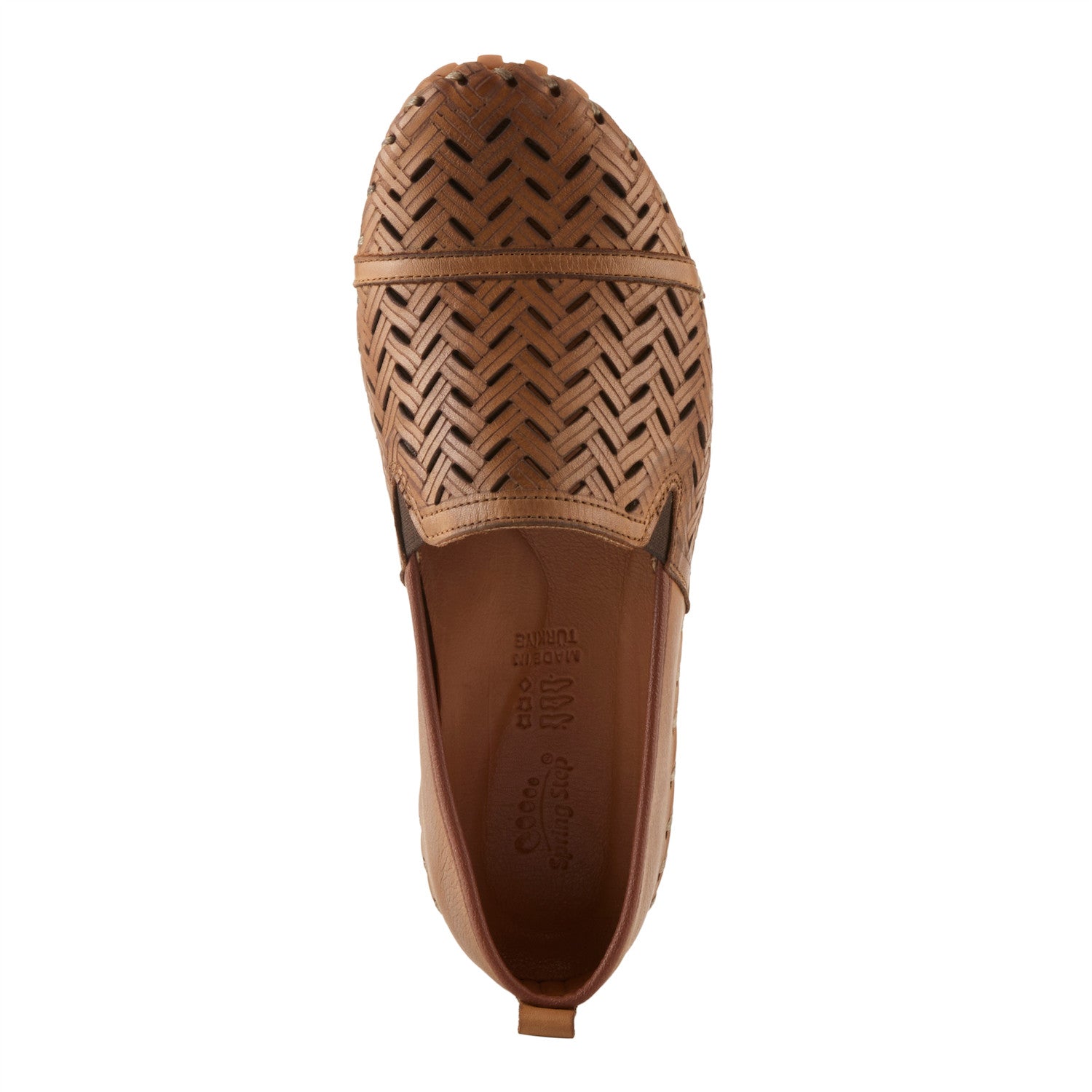 Spring Step Kapri Leather Loafer with Cutout Detail