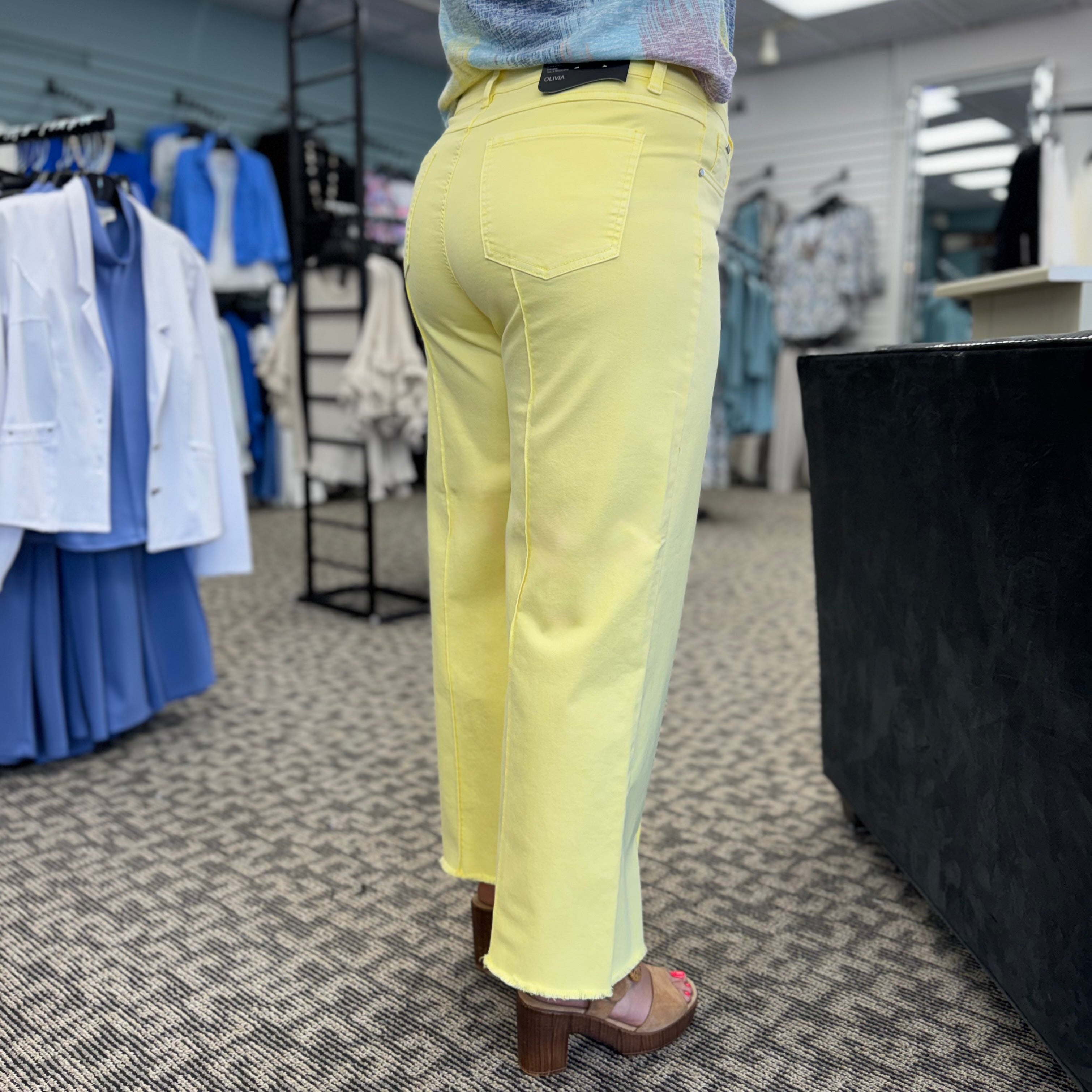 Olivia Wide Leg Ankle Pant