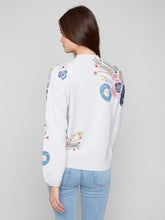 Load image into Gallery viewer, C2689R Printed Mock Neck Sweater
