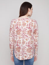 Load image into Gallery viewer, C2818P Printed Rounded Hem Sweater
