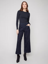 Load image into Gallery viewer, C5660 Cropped Wide Leg Stretch Jeans
