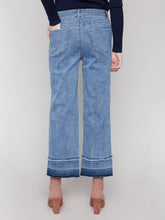Load image into Gallery viewer, C5683 Flare Leg Jeans With Fringed Hem
