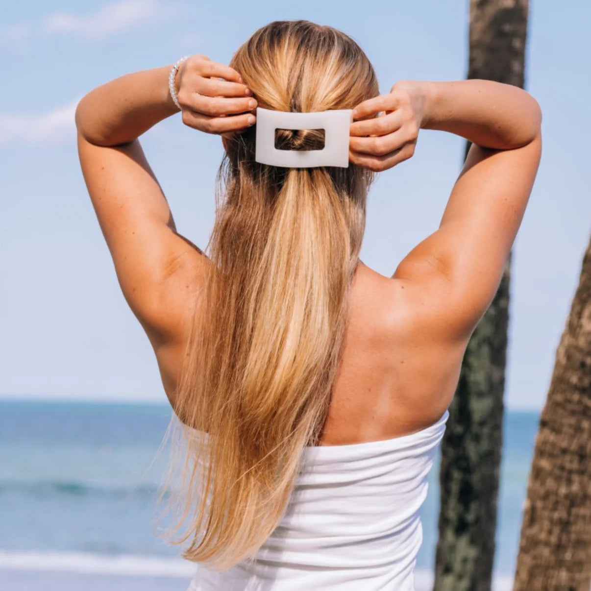 Flat Rectangle Hair Clip