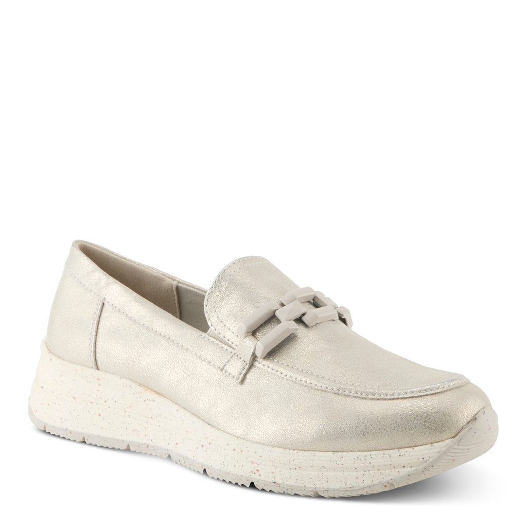 Patrizia Demonte Sport-Inspired Wedge Loafer