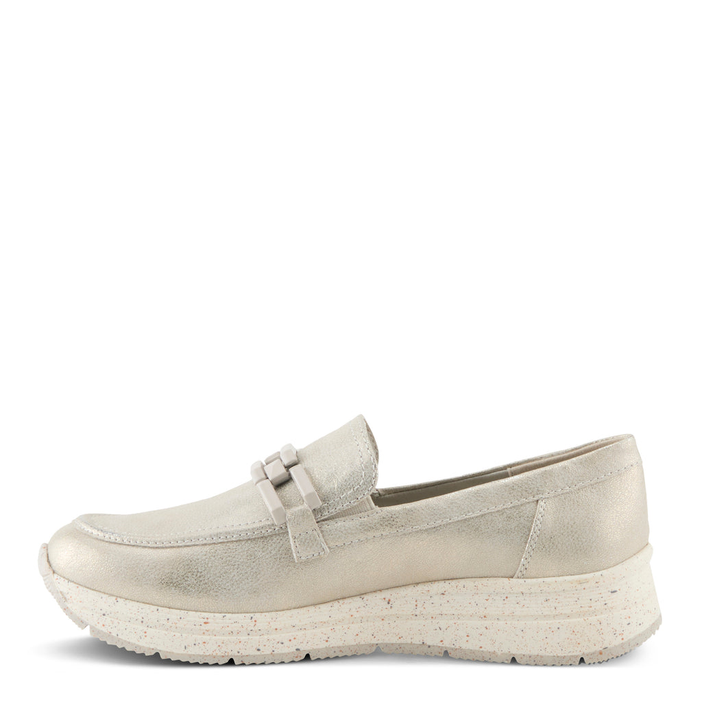 Patrizia Demonte Sport-Inspired Wedge Loafer