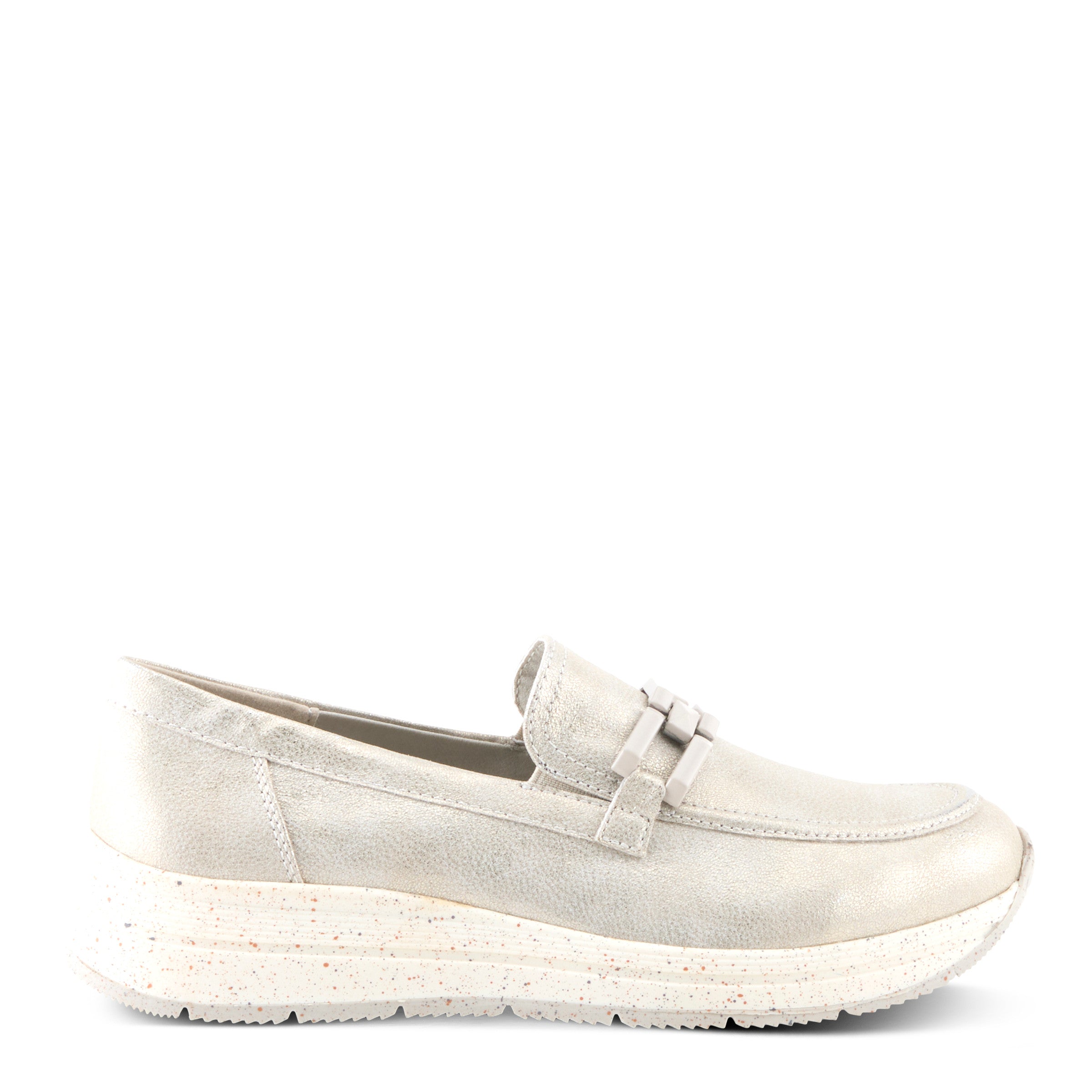 Patrizia Demonte Sport-Inspired Wedge Loafer