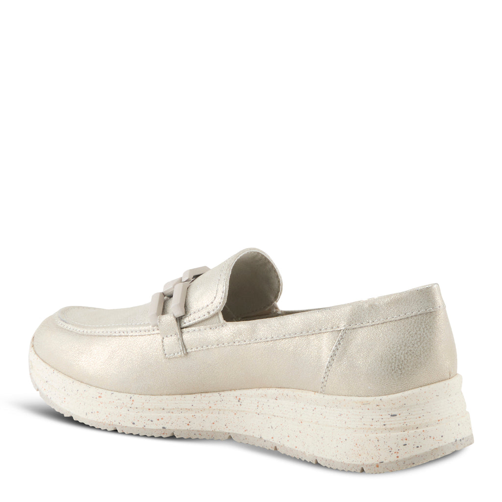 Patrizia Demonte Sport-Inspired Wedge Loafer