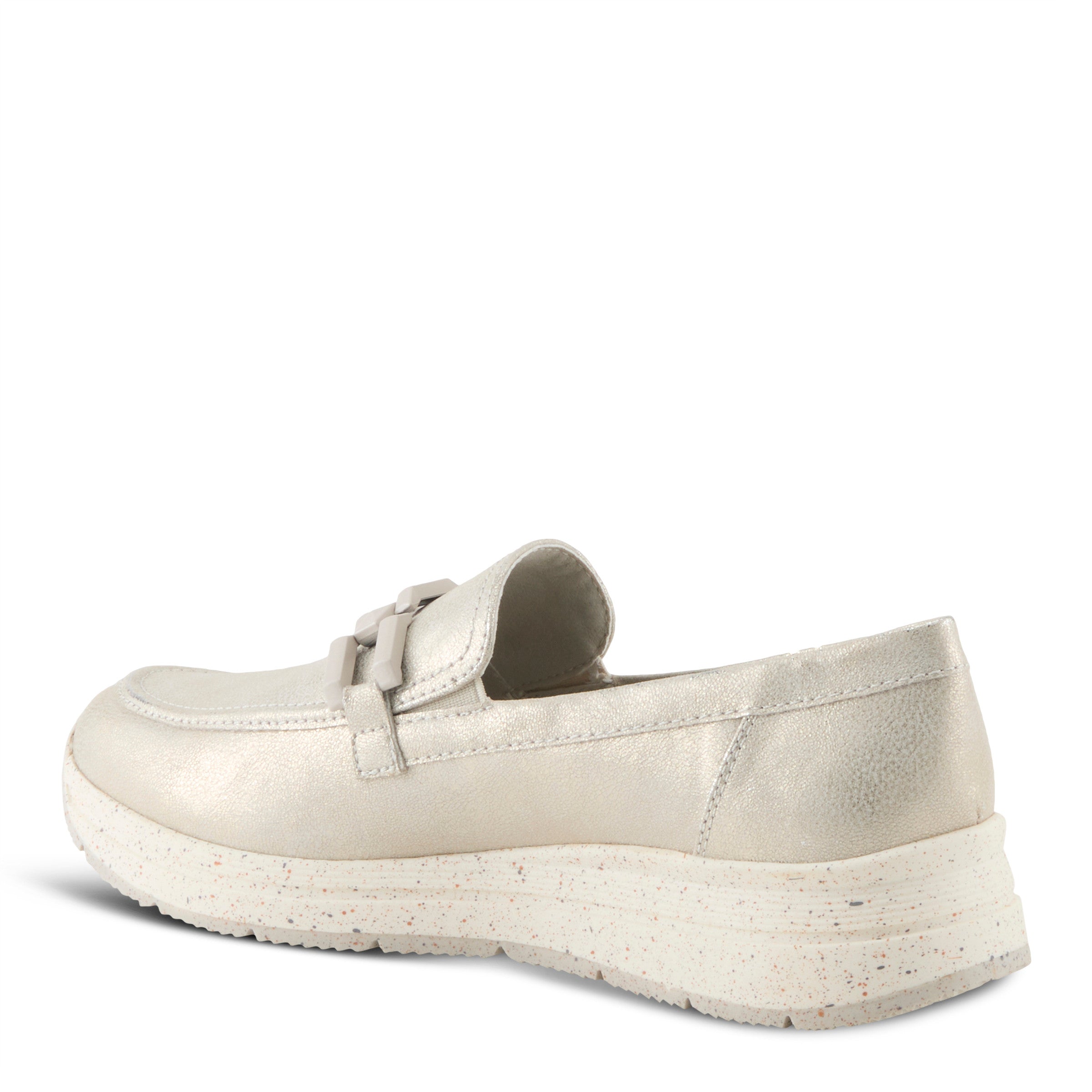 Patrizia Demonte Sport-Inspired Wedge Loafer