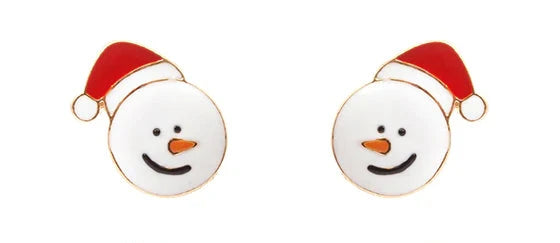 Snowman Earrings