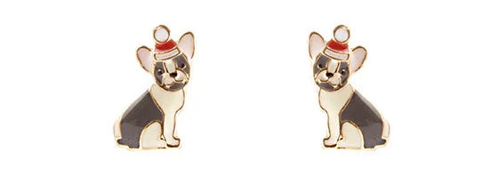 Boston Terrier Earrings