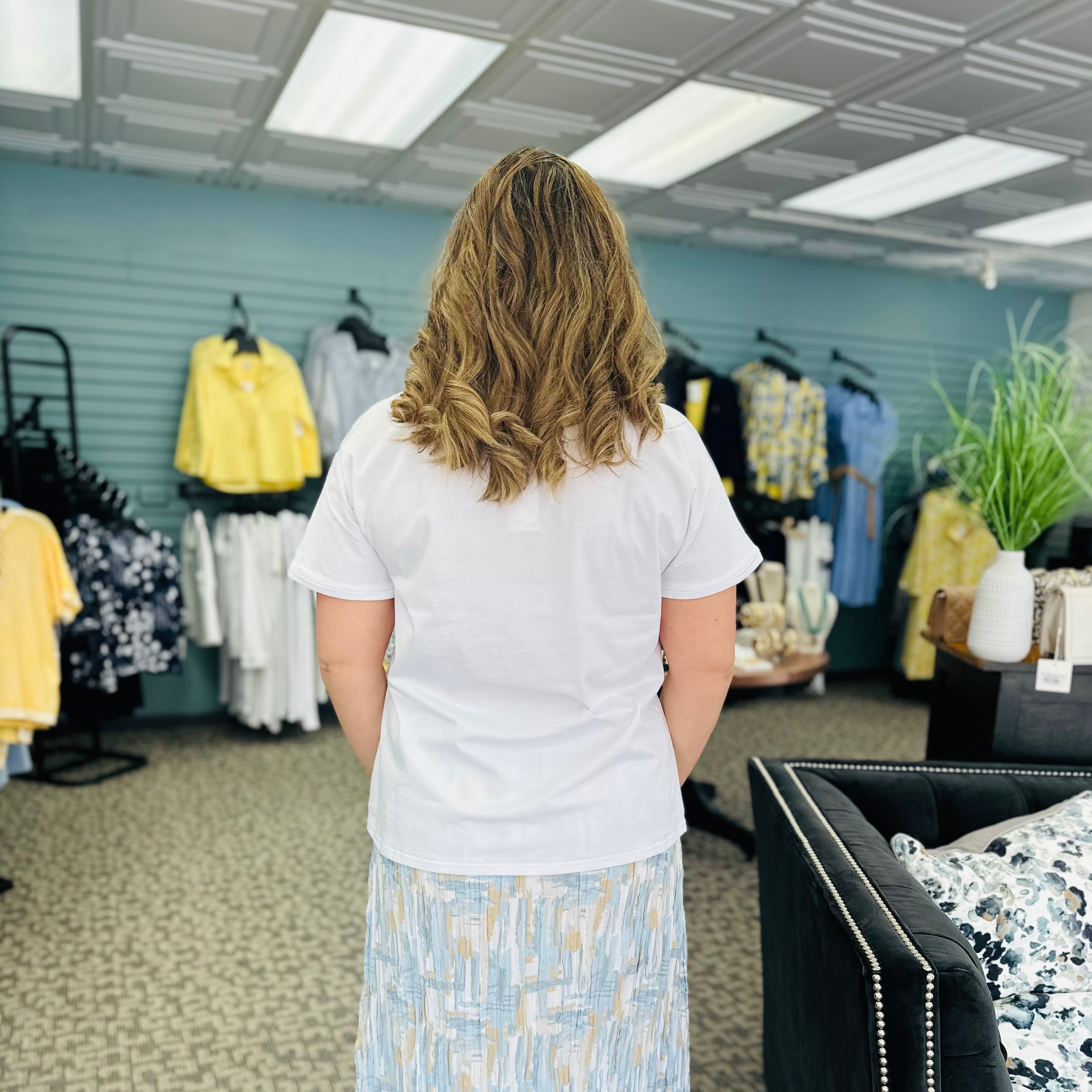 Tee Shirt Style Blouse