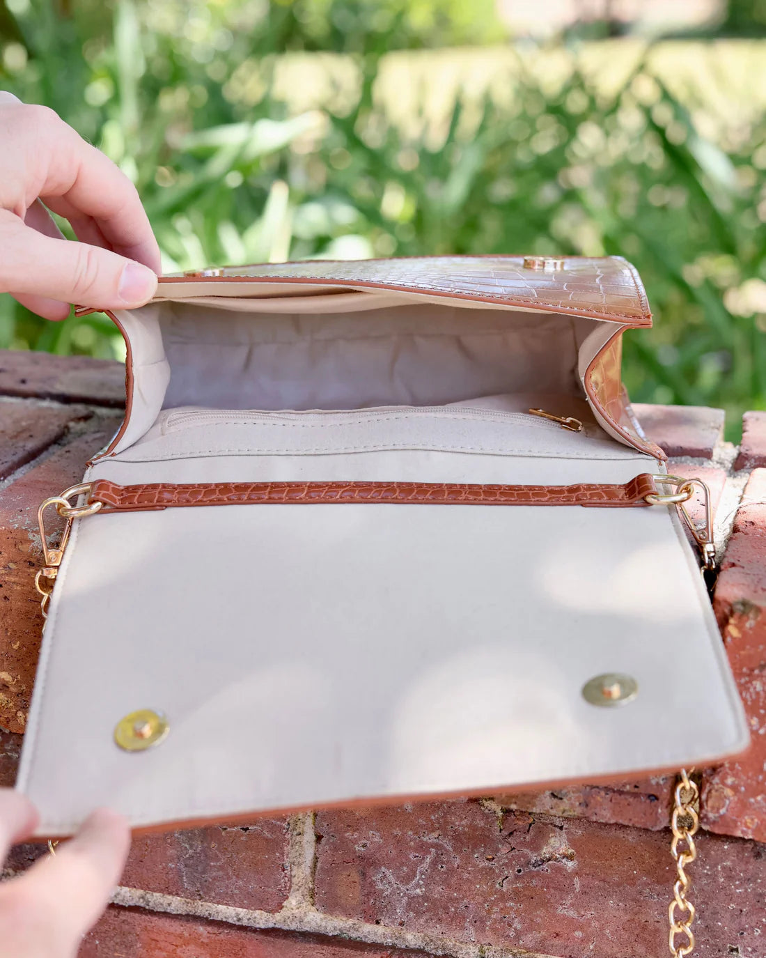 Cecilia Circle Logo Handbag