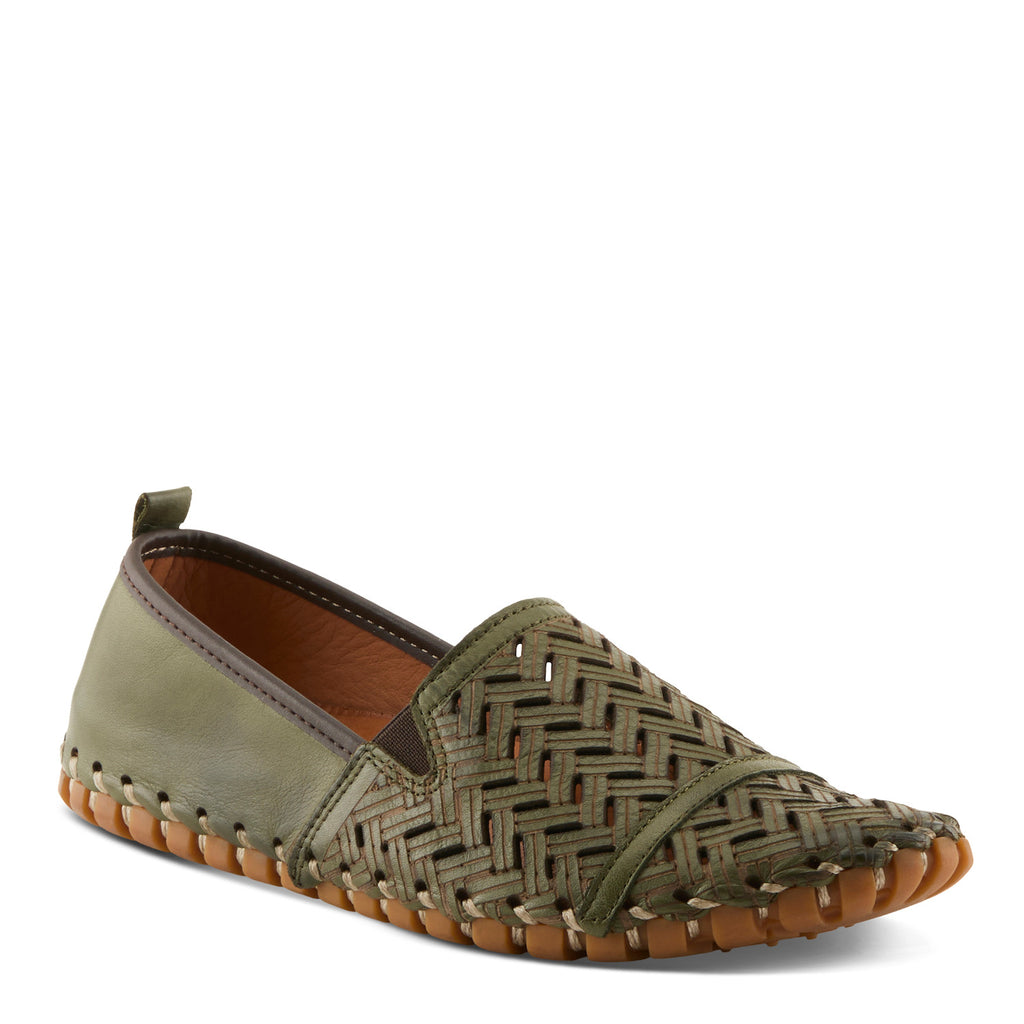 Spring Step Kapri Leather Loafer with Cutout Detail