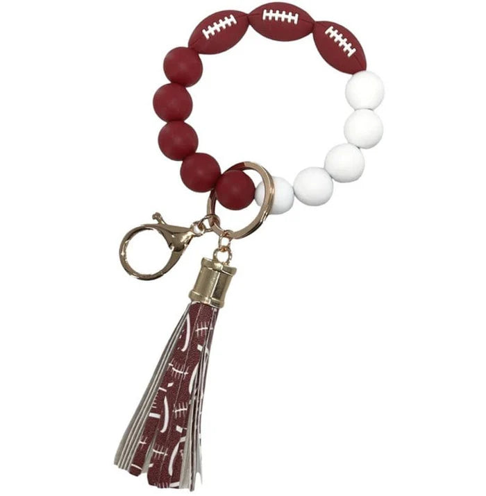 Silicone Beaded Keyring