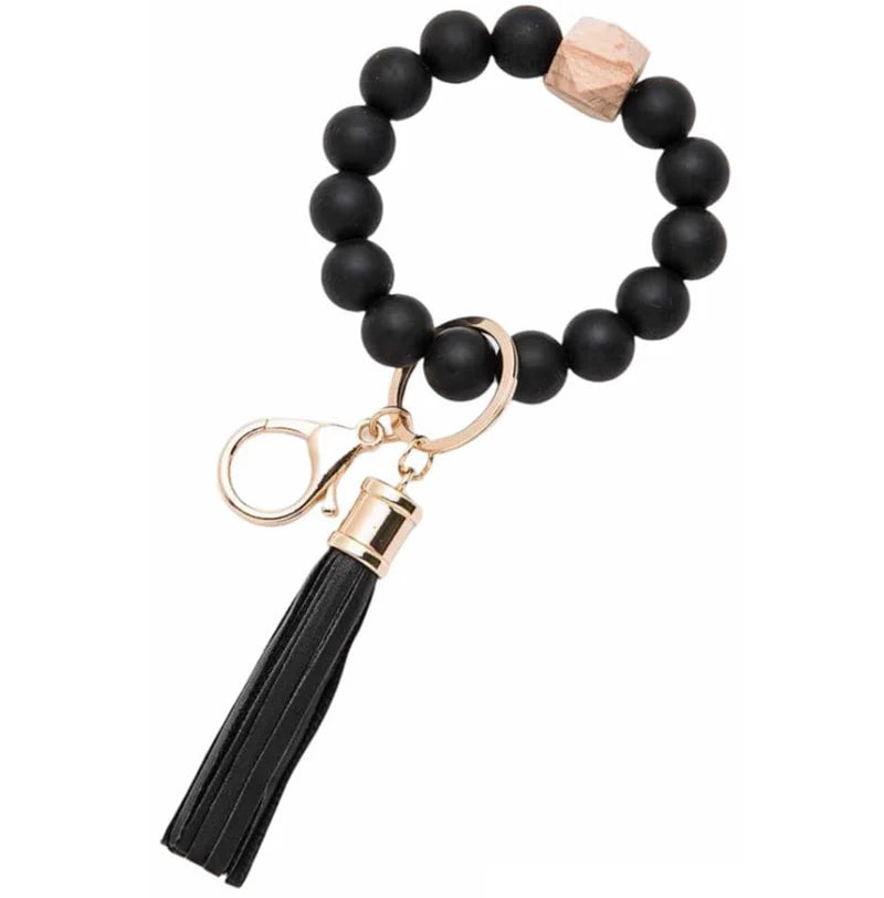Silicone Beaded Keyring