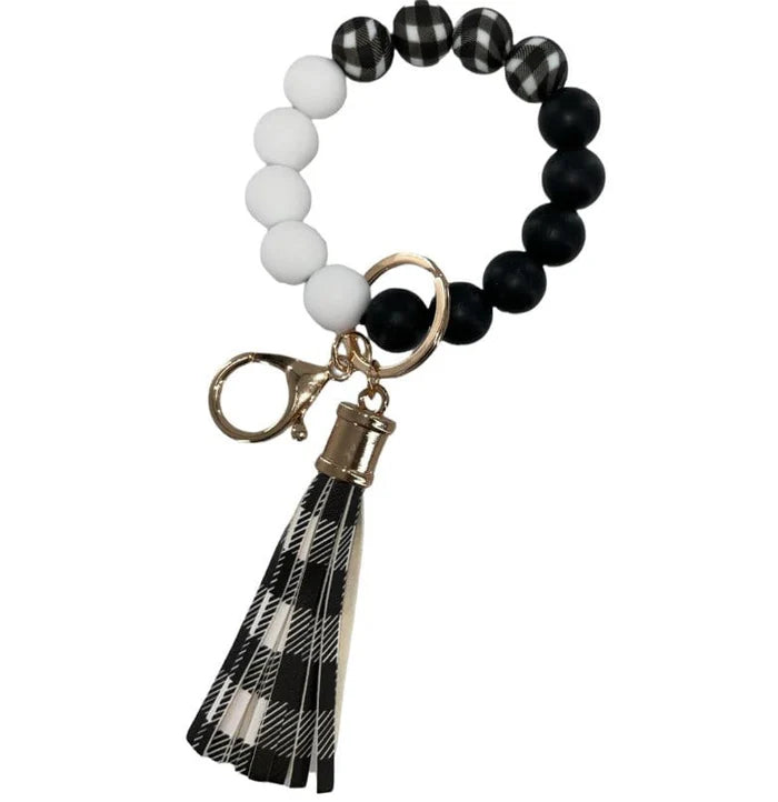 Silicone Beaded Keyring