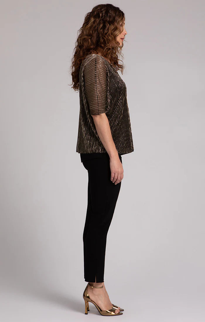 Pleated Mesh Nu Clip Top