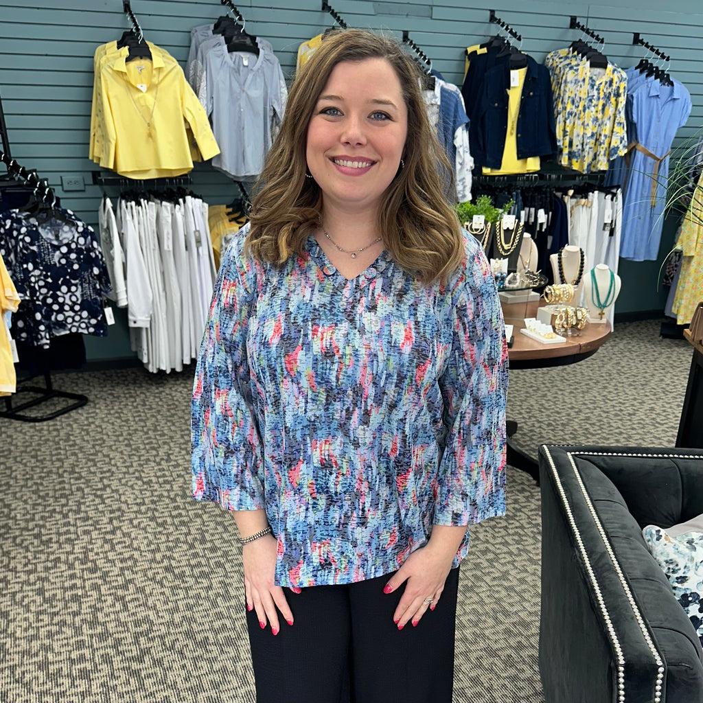 Breezy Cotton Blend Top