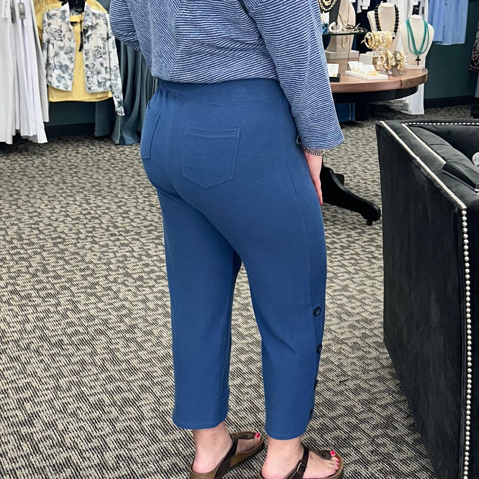 Pasadena Knit Solid Monterey Pant