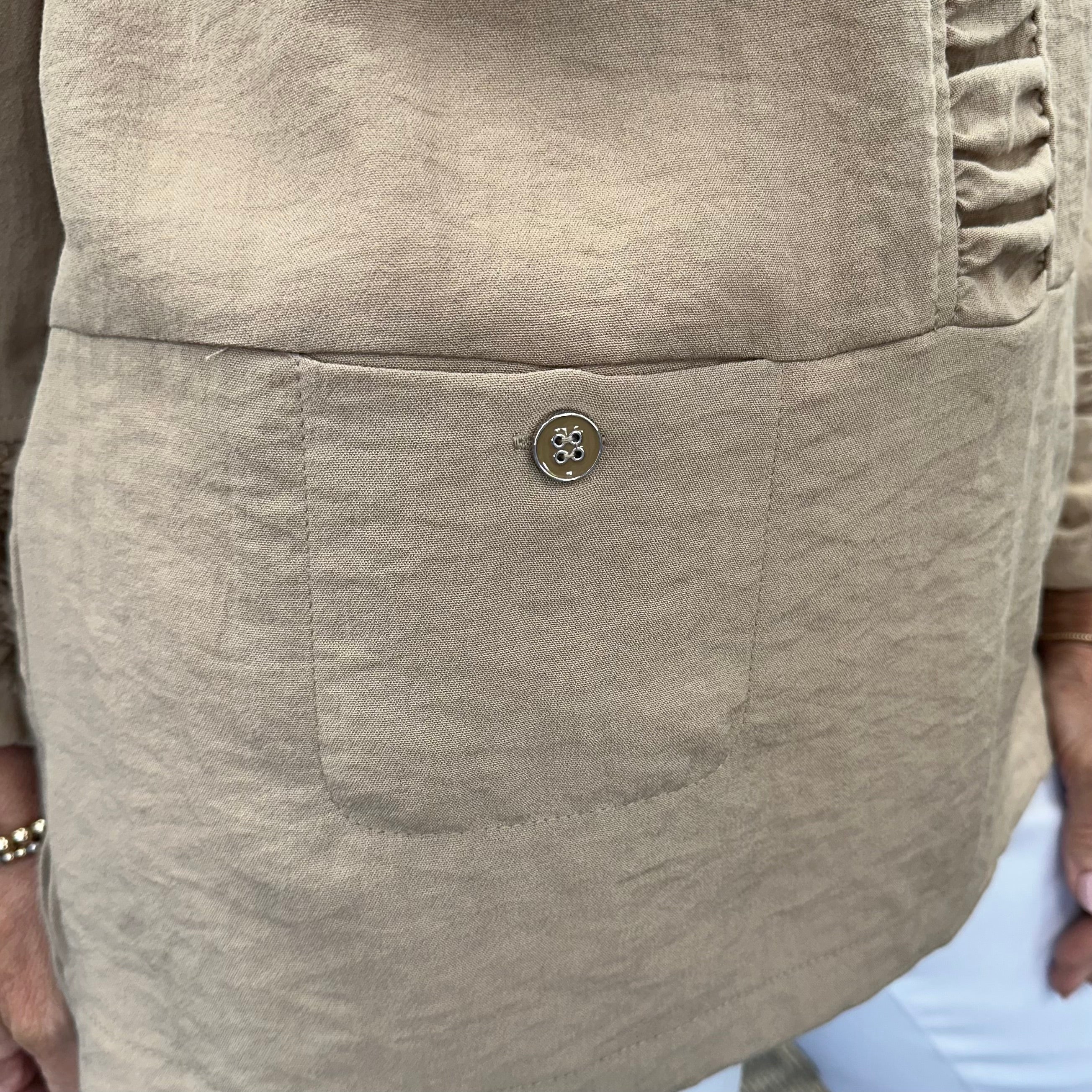 Crinkle Woven Top