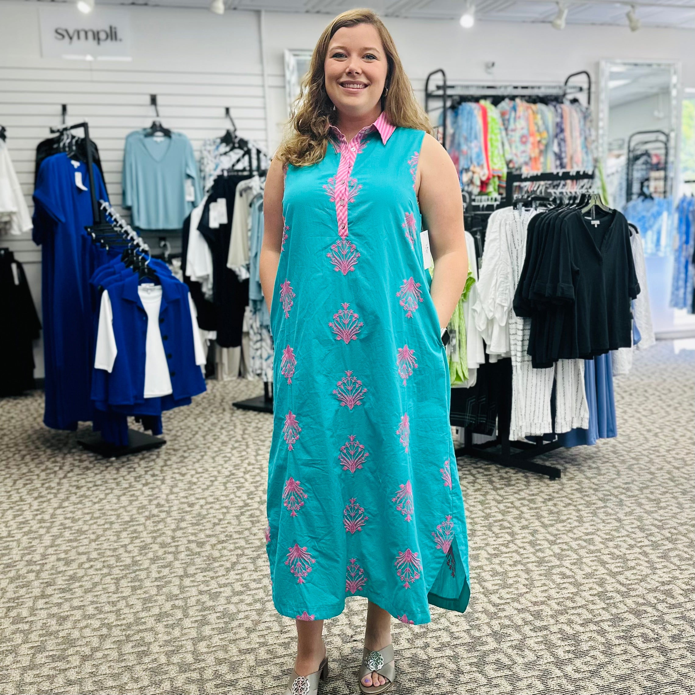 Sleeveless Midi Dress
