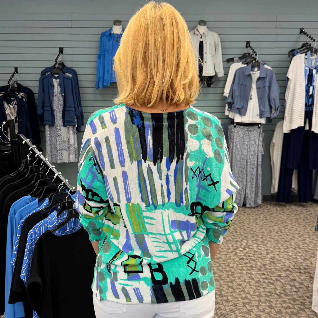 Cotton Dolman Sleeve Sweater