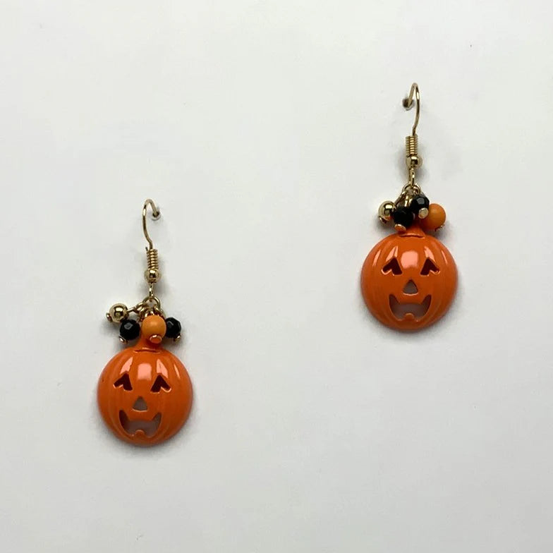 Pumpkin French Wire Earrings