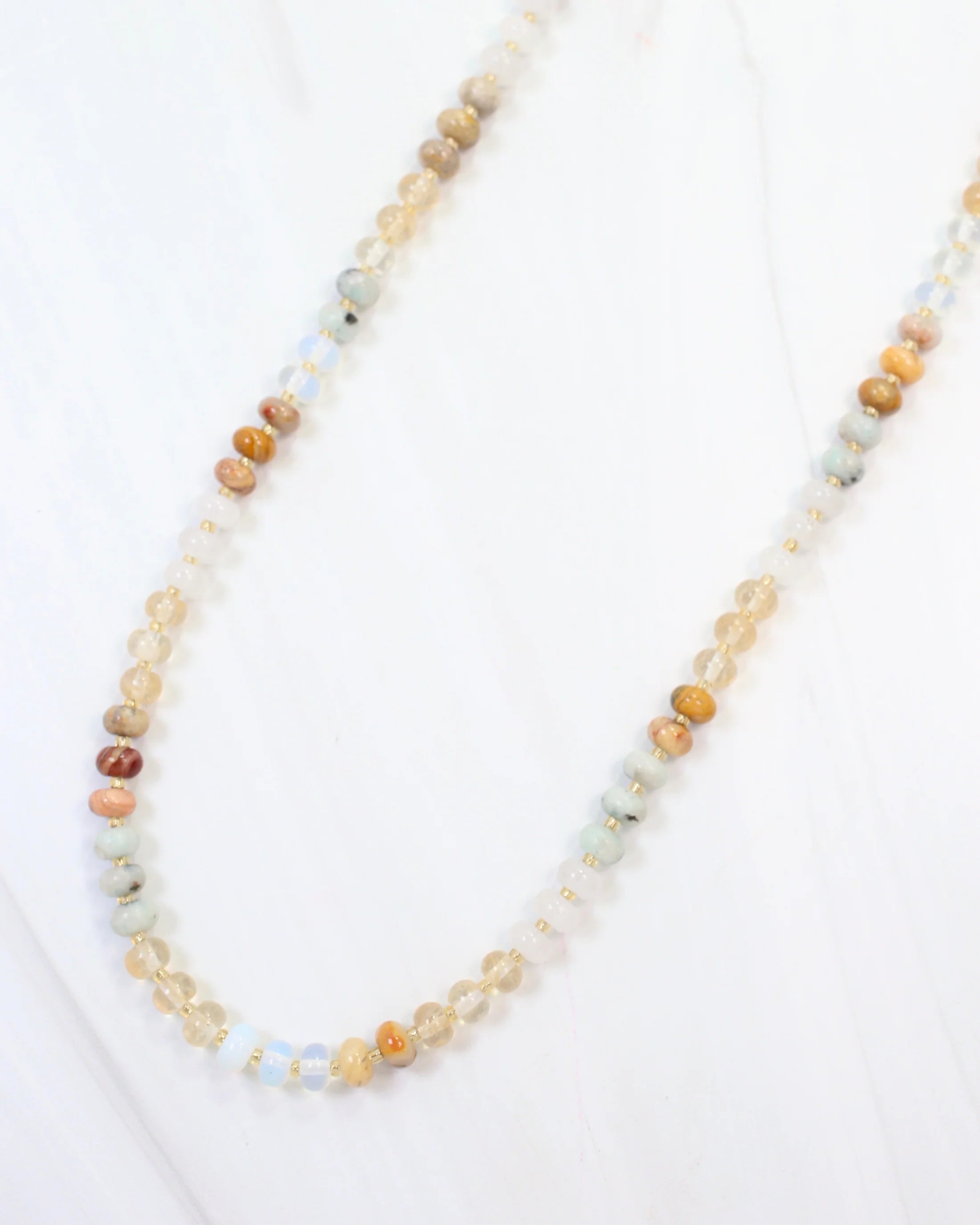 Ozark Beaded Stone Necklace