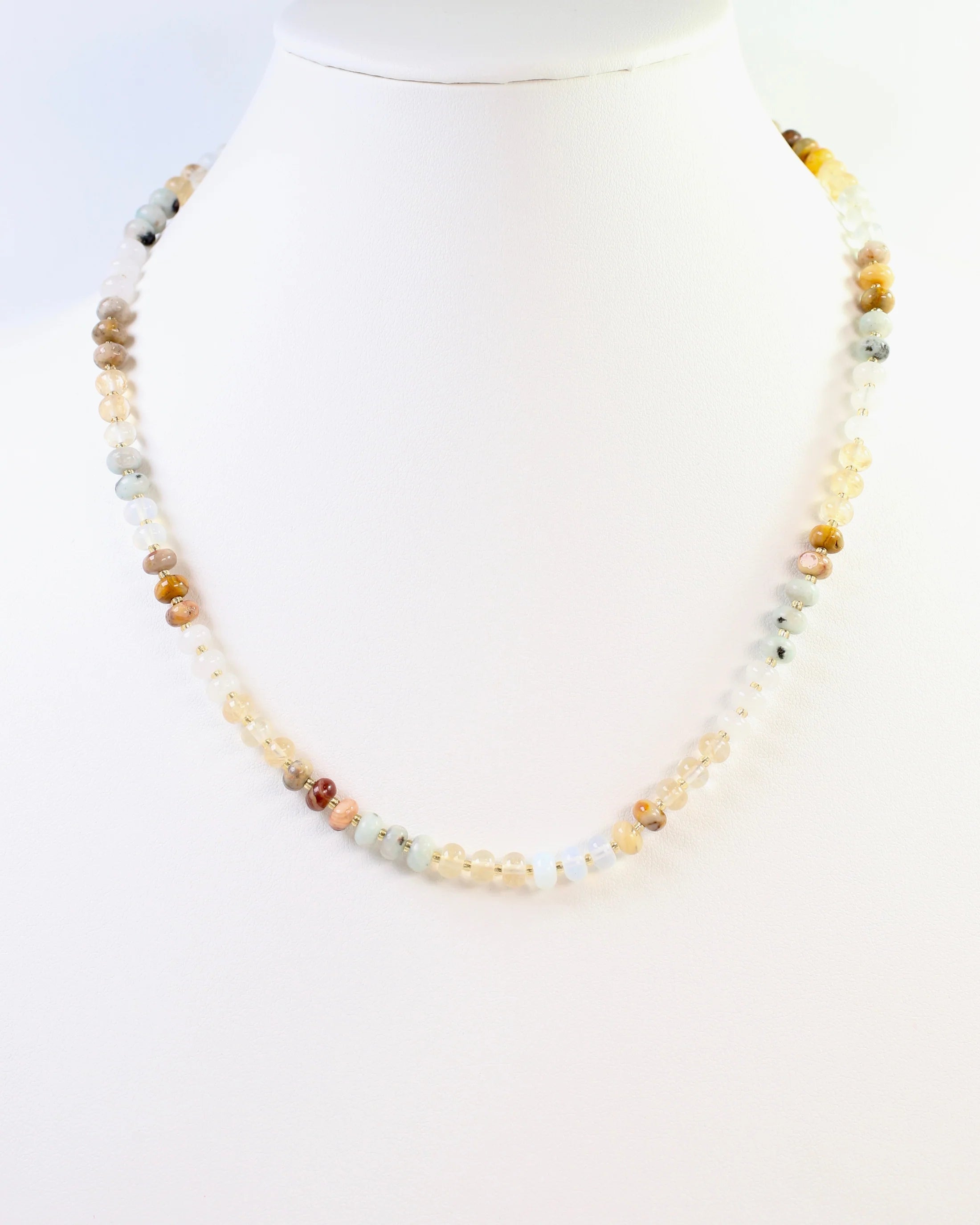 Ozark Beaded Stone Necklace