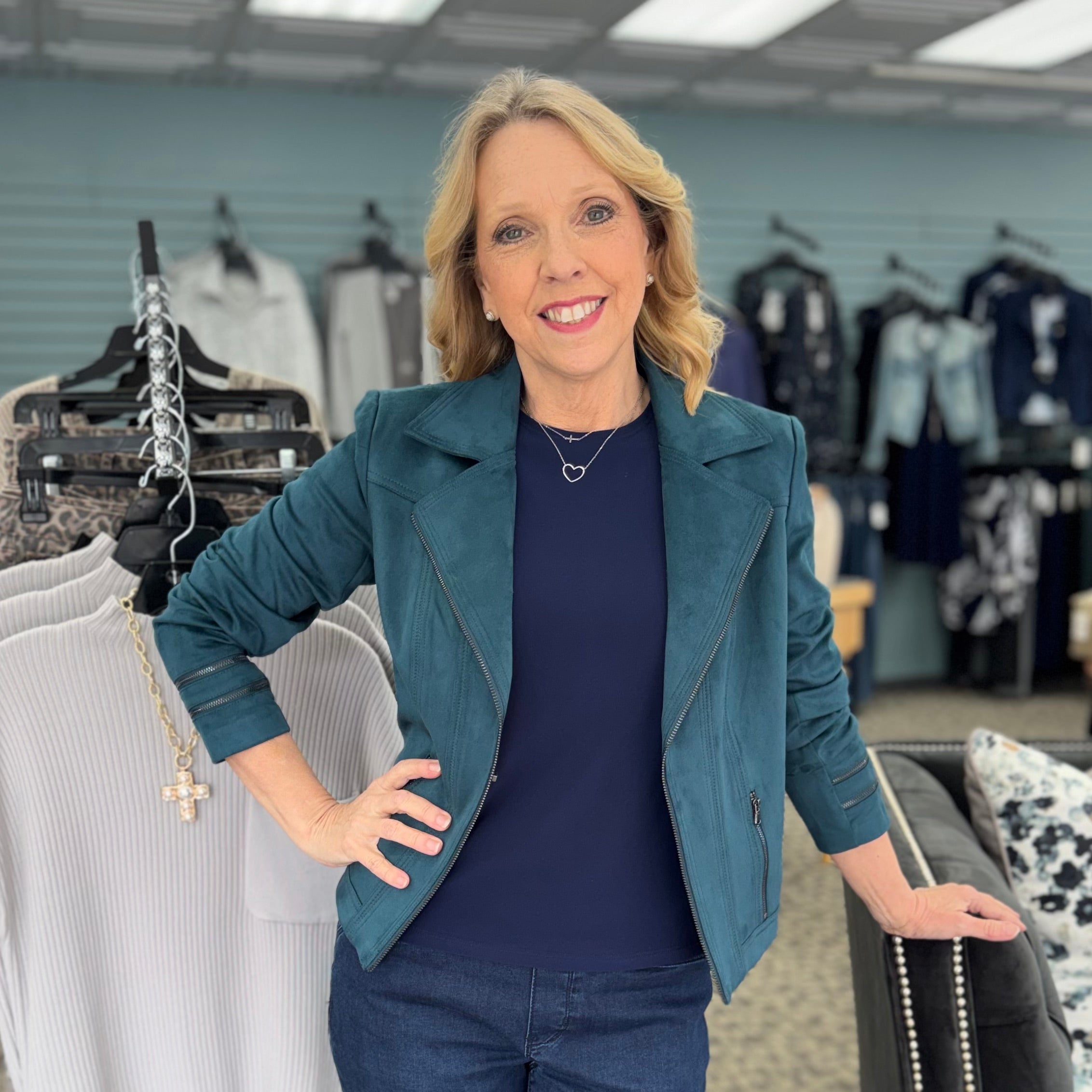 Vintage Faux Suede Jacket