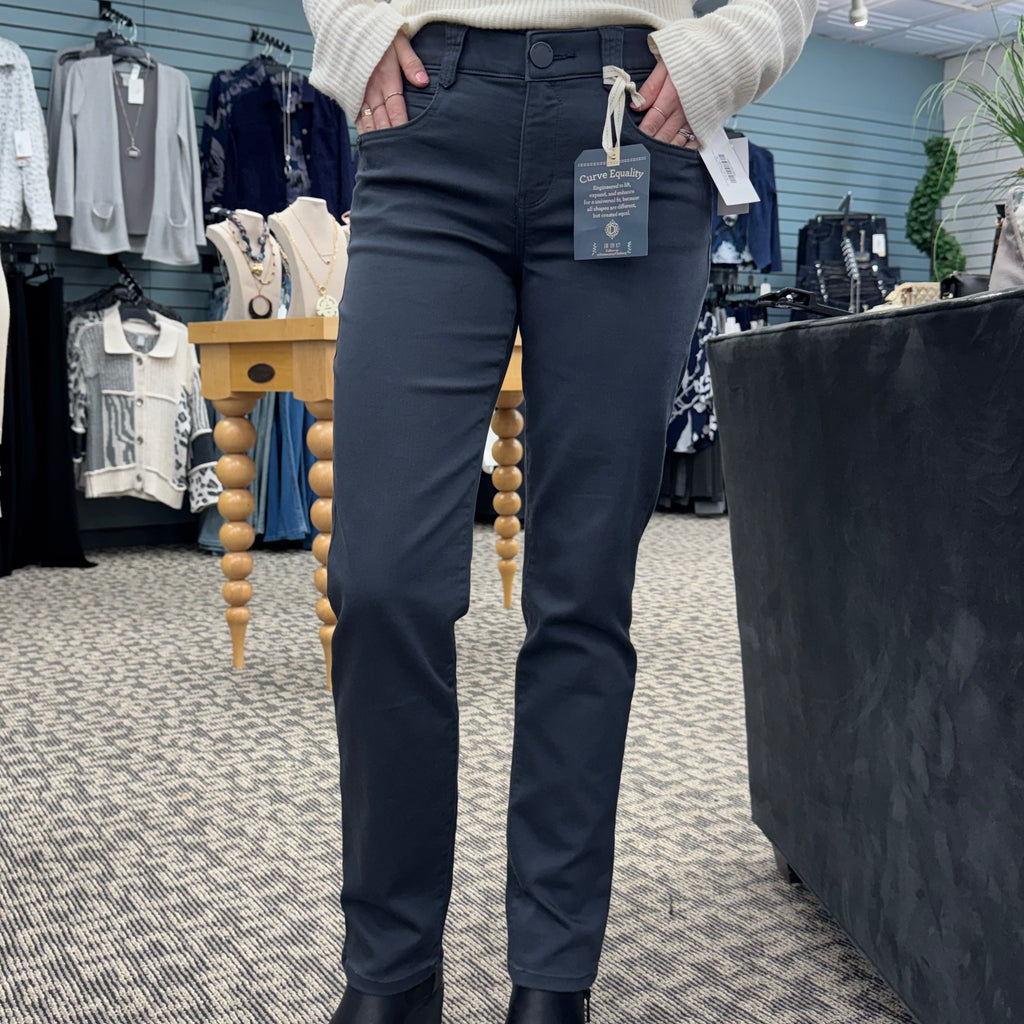 "Ab"solution® Straight Leg Colored Jeans