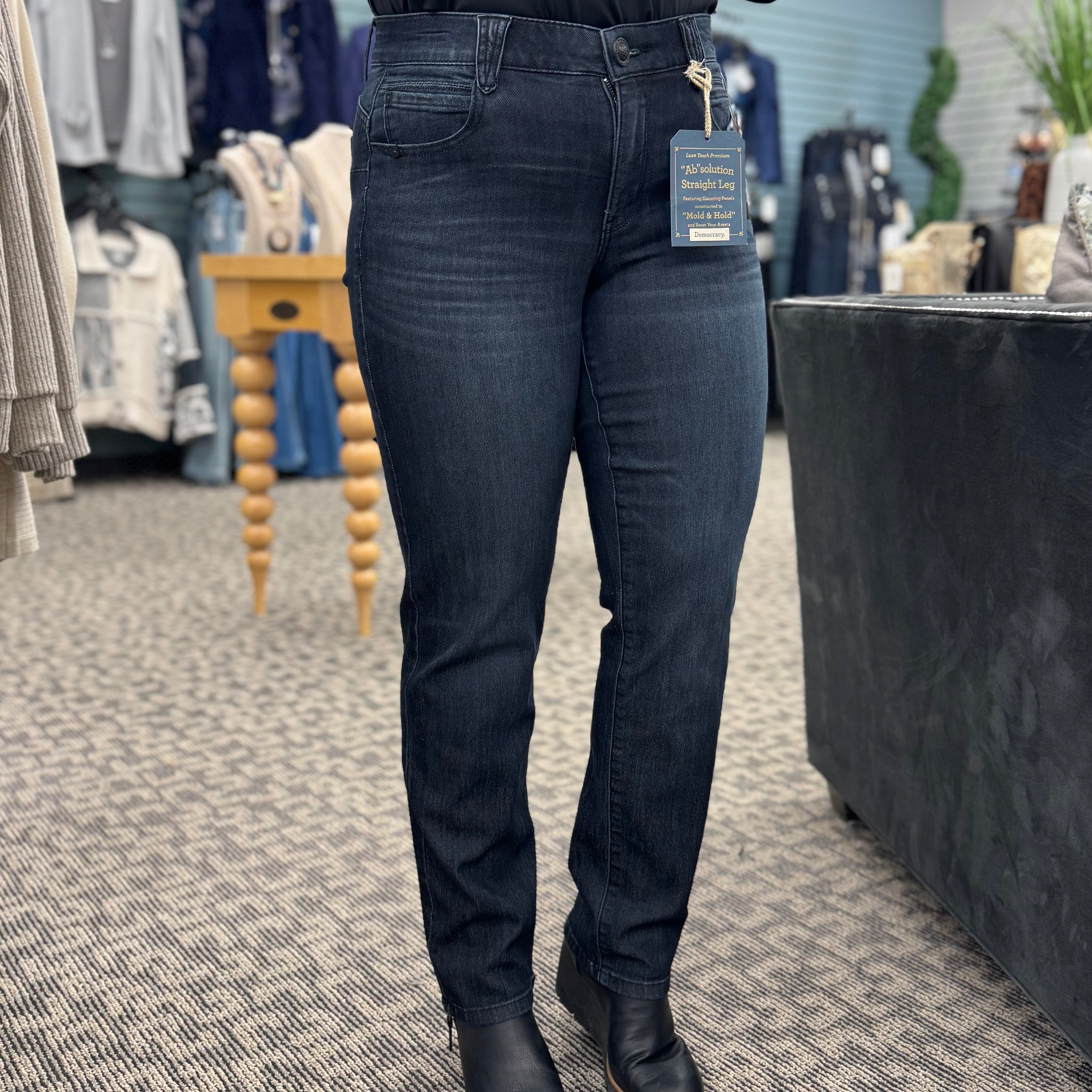 "Ab"solution® Artisanal Straight Leg Jeans