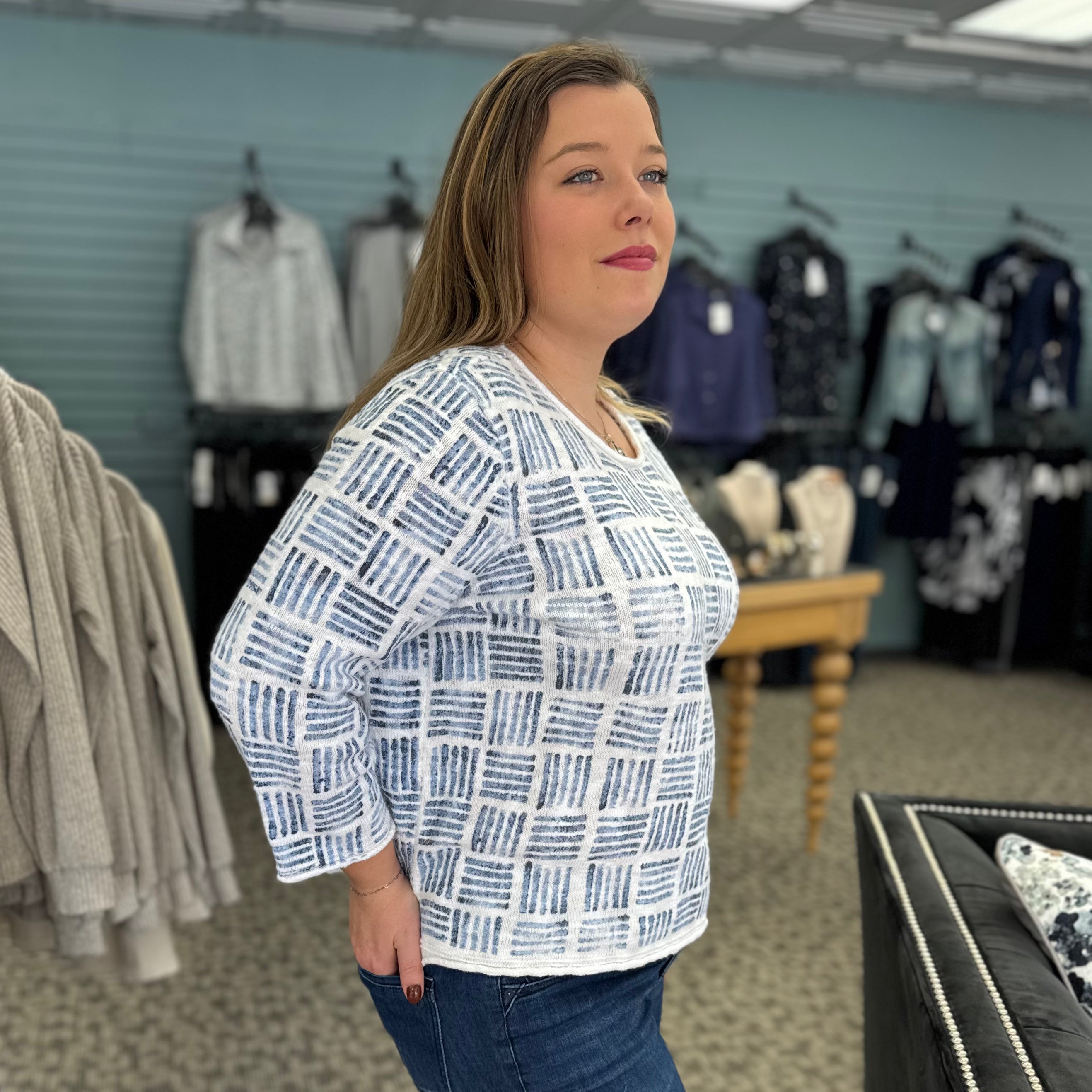 Softly Stamped Pullover