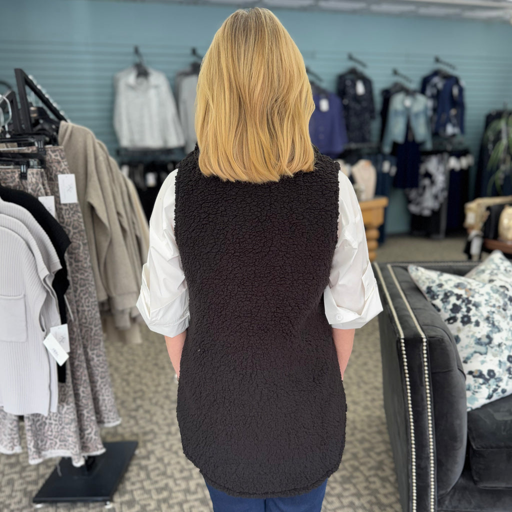 Collared Fleece Vest