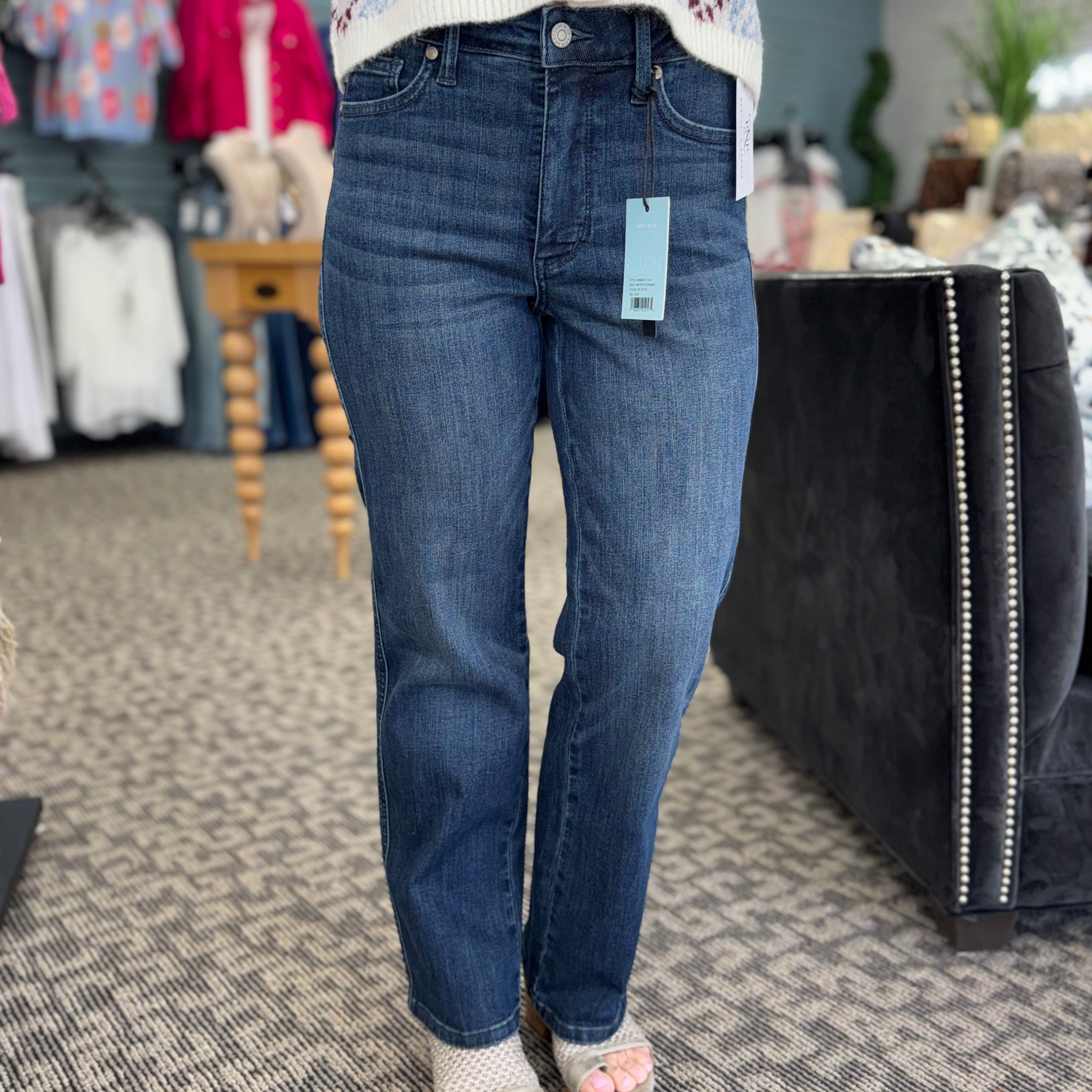 Midrise Petite Straight Tummy Control Classic