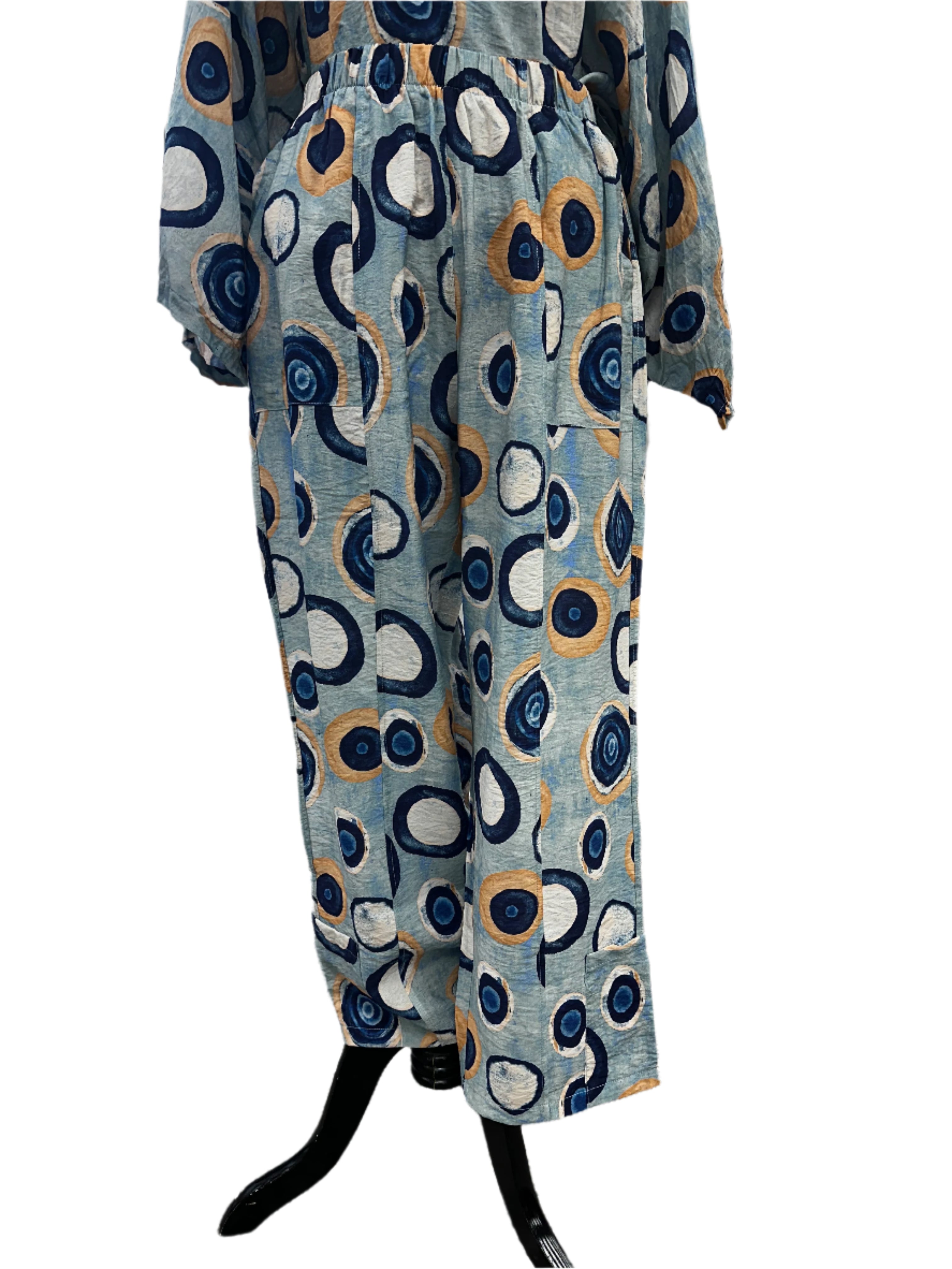 25330 Printed Straight Pant