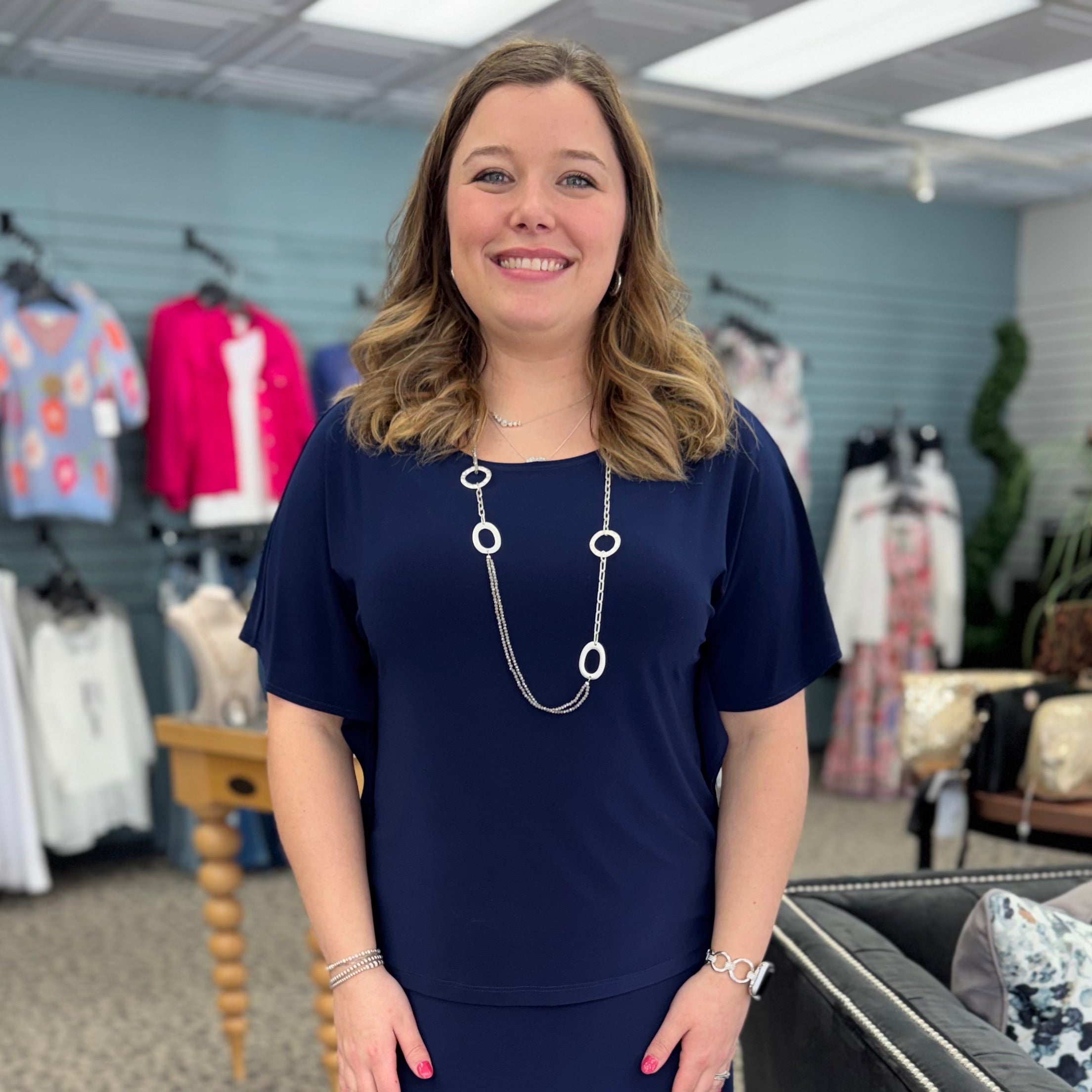 Caftan Flutter Sleeve Top