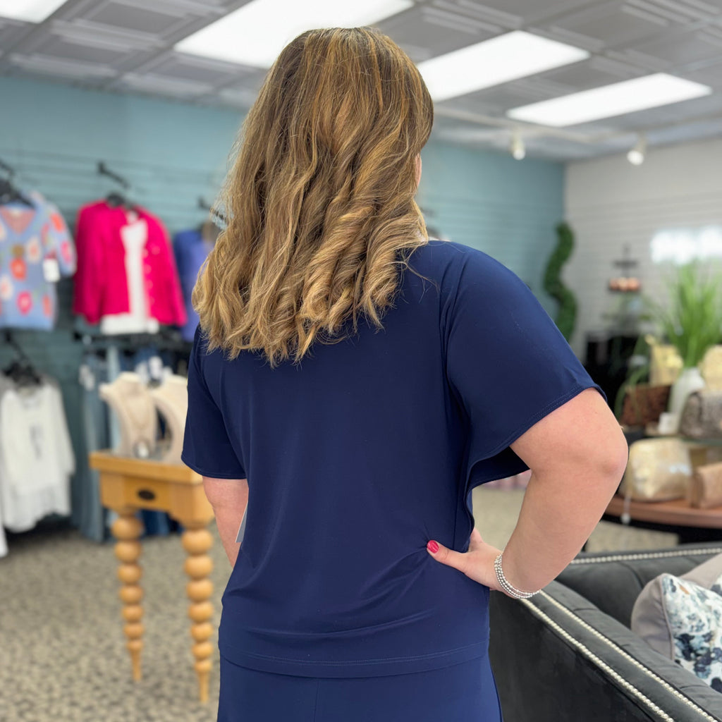 Caftan Flutter Sleeve Top