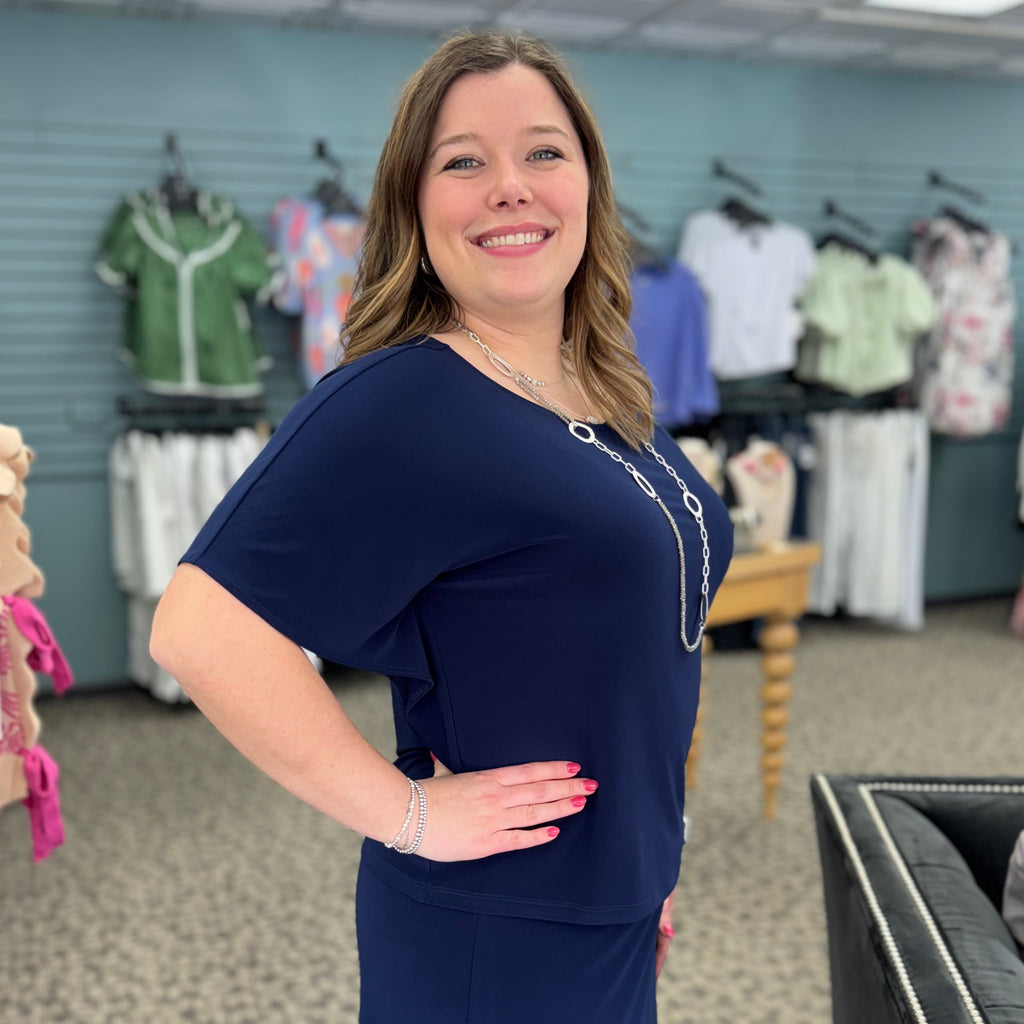 Caftan Flutter Sleeve Top