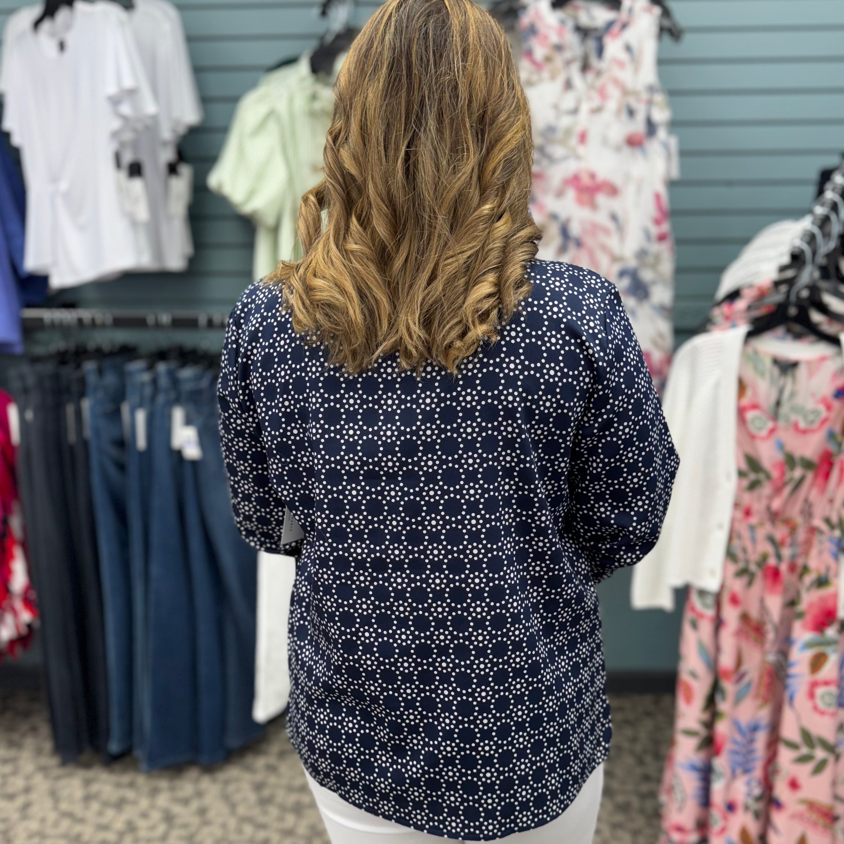 Tammy 34 Geometric Circle Shirt