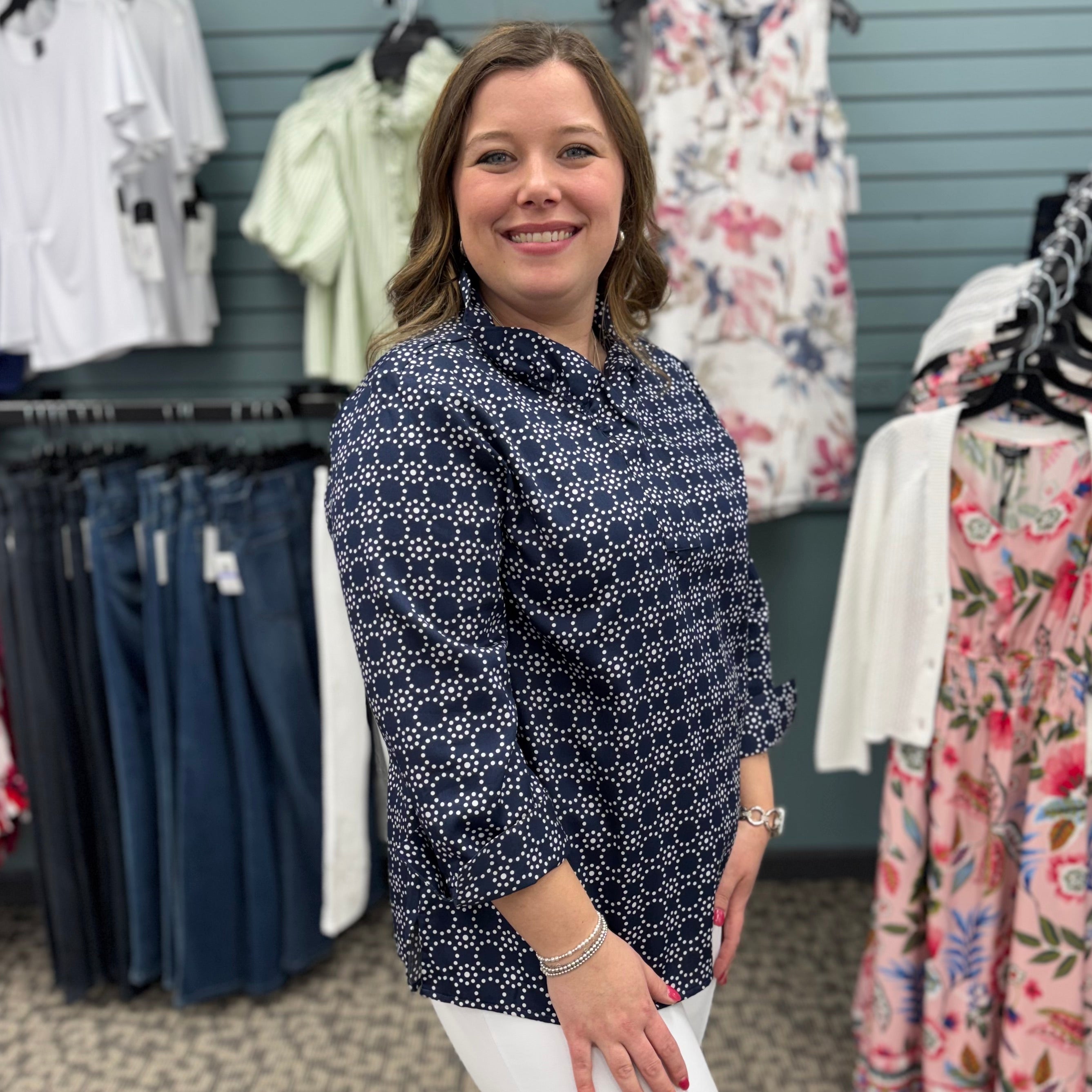 Tammy 34 Geometric Circle Shirt