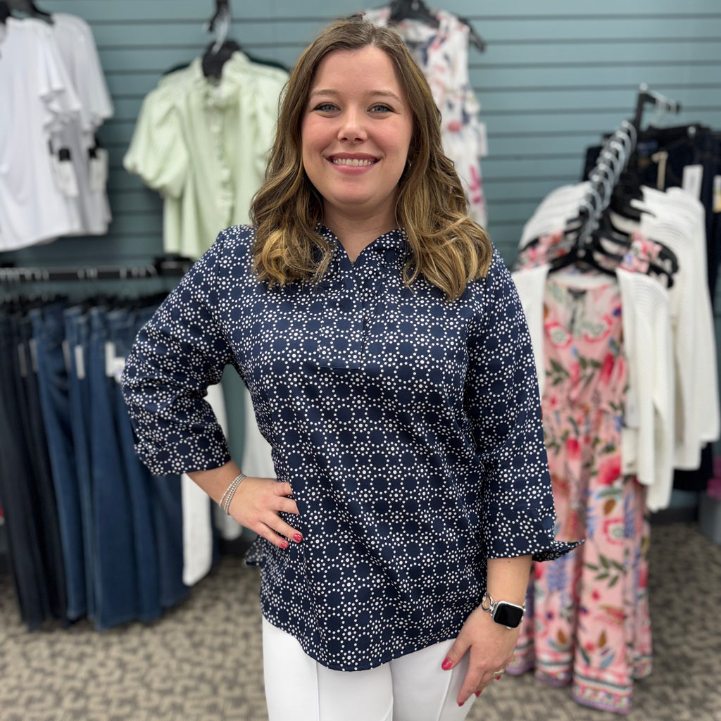 Tammy 34 Geometric Circle Shirt