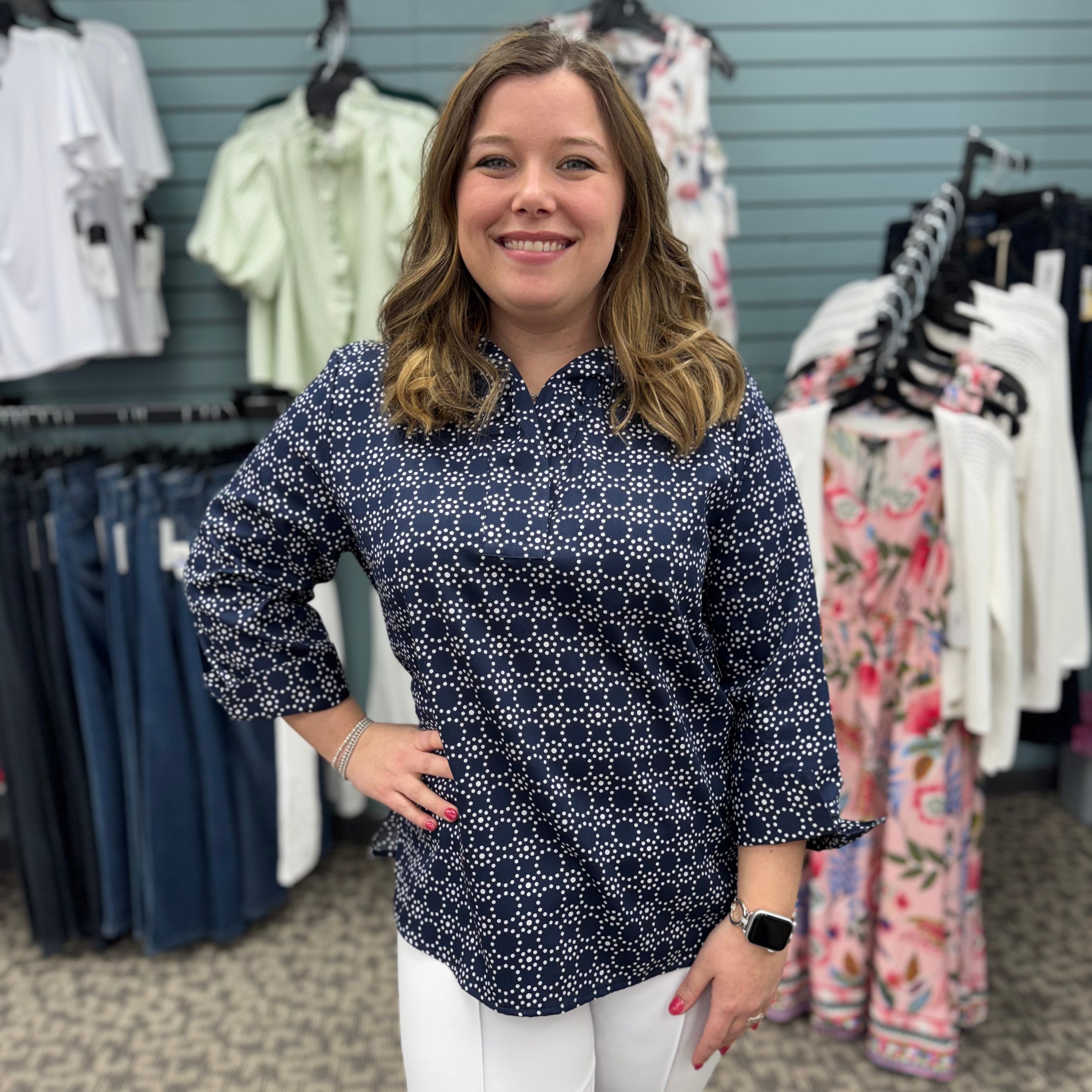 Tammy 34 Geometric Circle Shirt