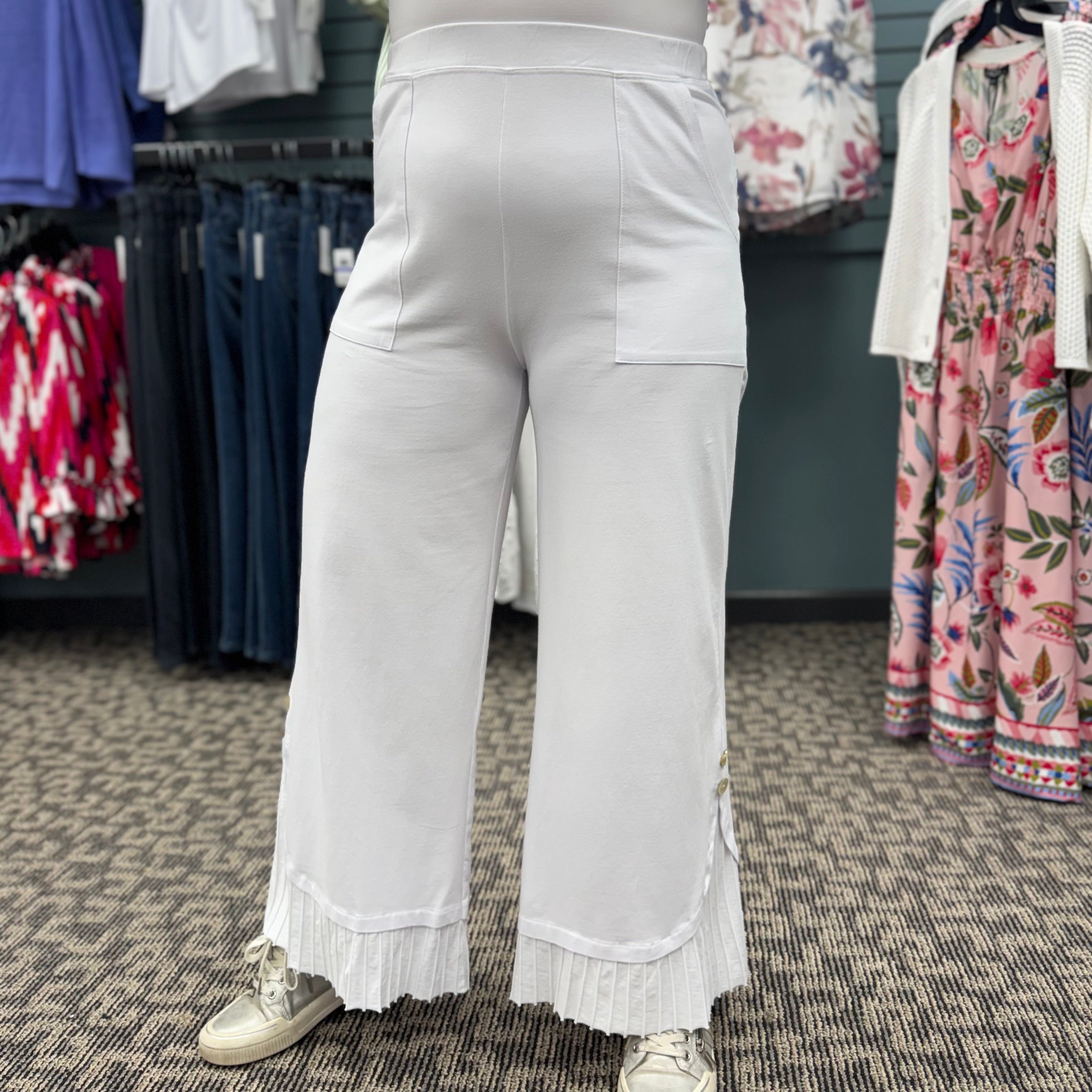 Mineral Wash Wide Leg Pant