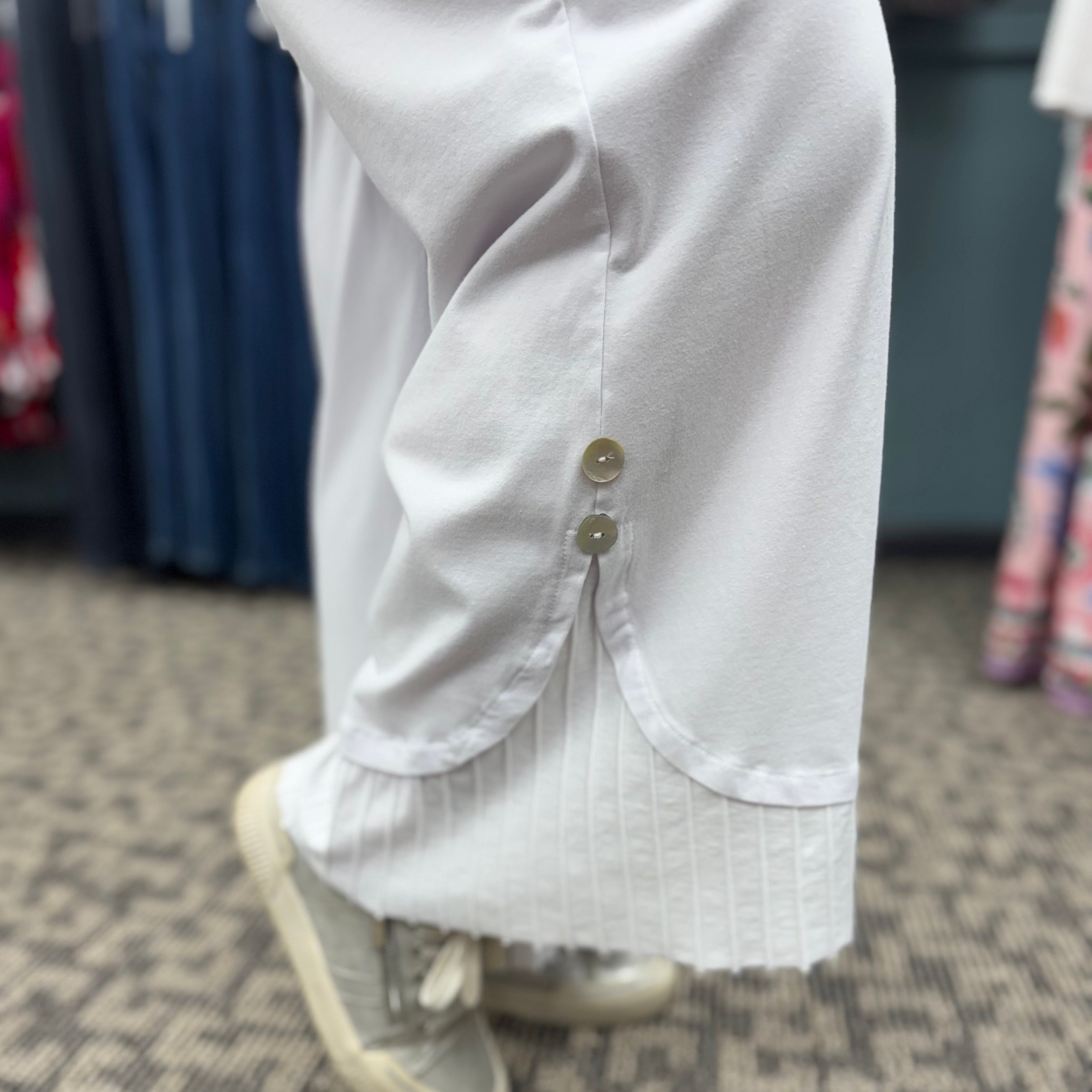 Mineral Wash Wide Leg Pant