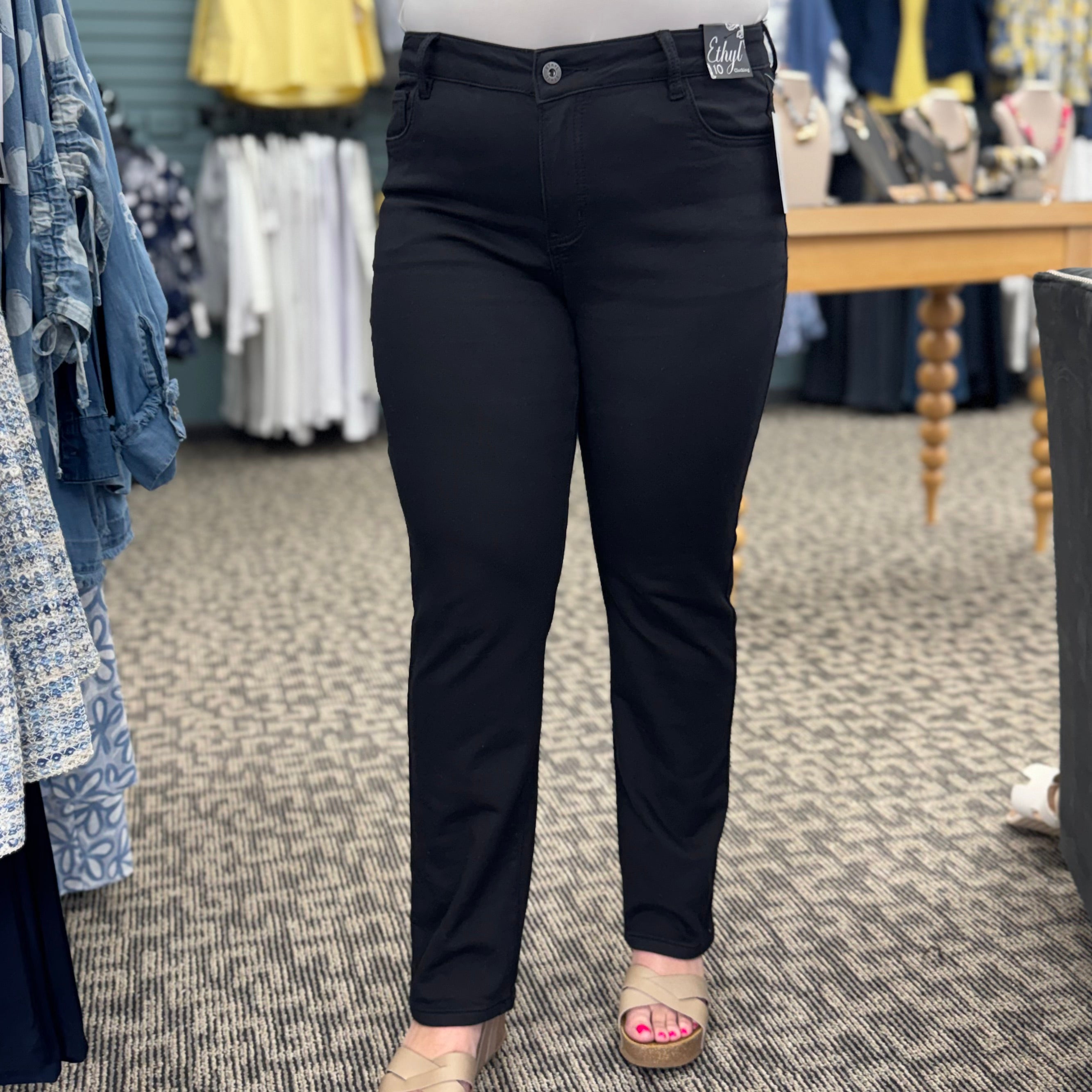 Straight Leg French Terry Pant