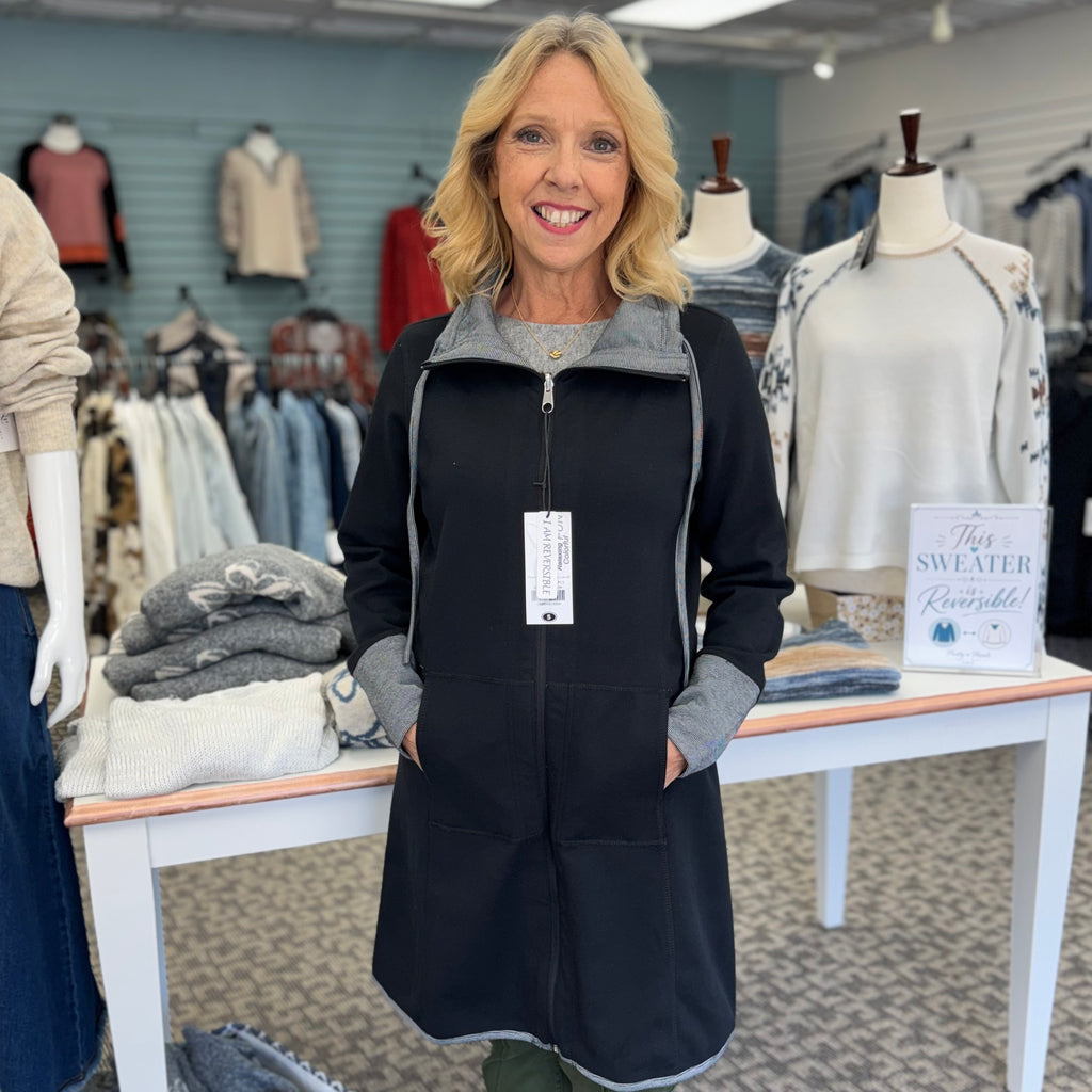 Lulu-B HSR4514 – Reversible Zip-Up Jacket
