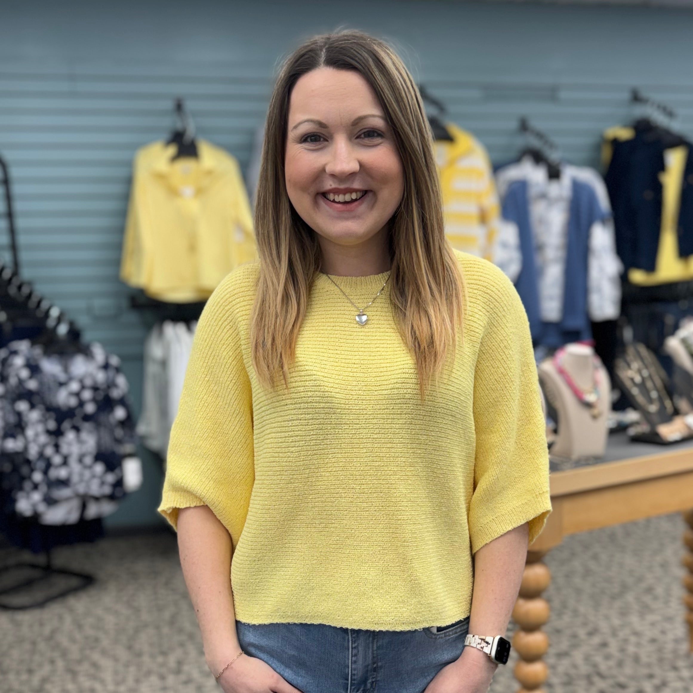 Open Weave Crop Crochet Dolman Sleeve Top