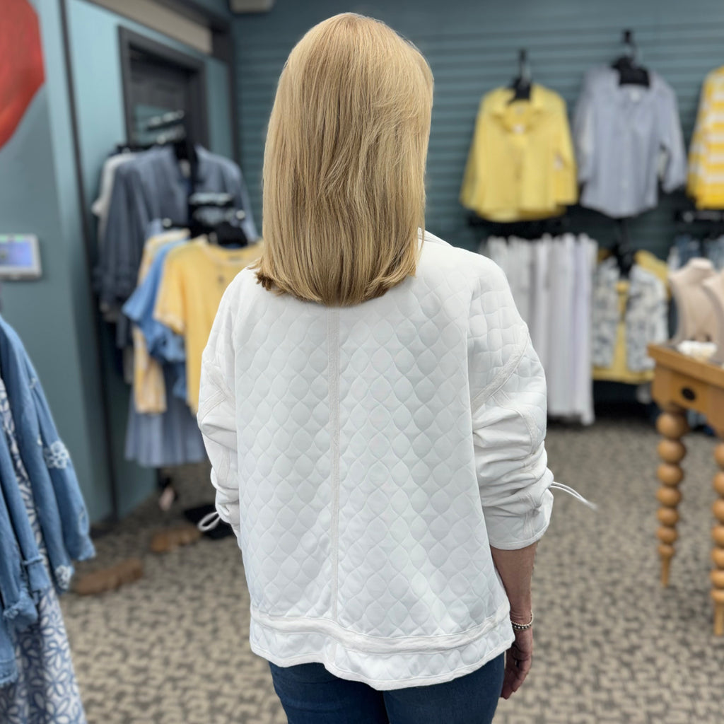 Drawstring Long Sleeve Utility Jacket