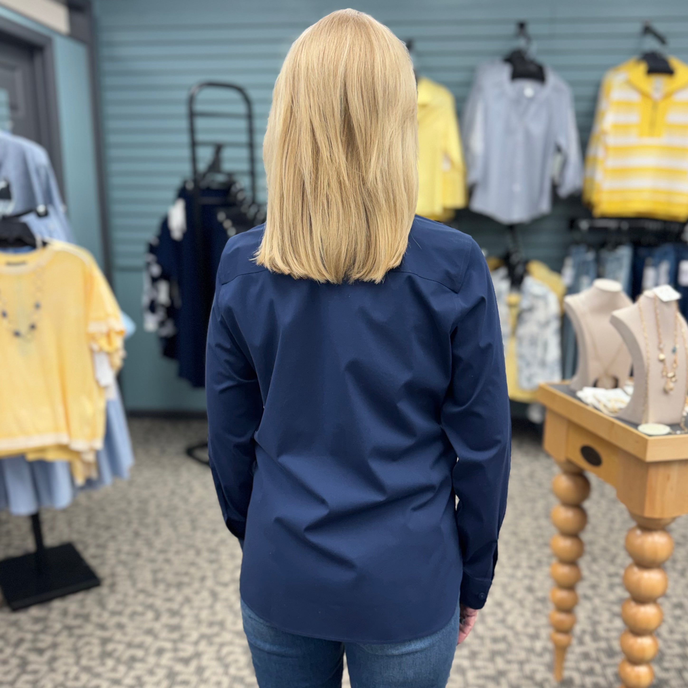 Kylie Stretch Long Sleeve Shirt